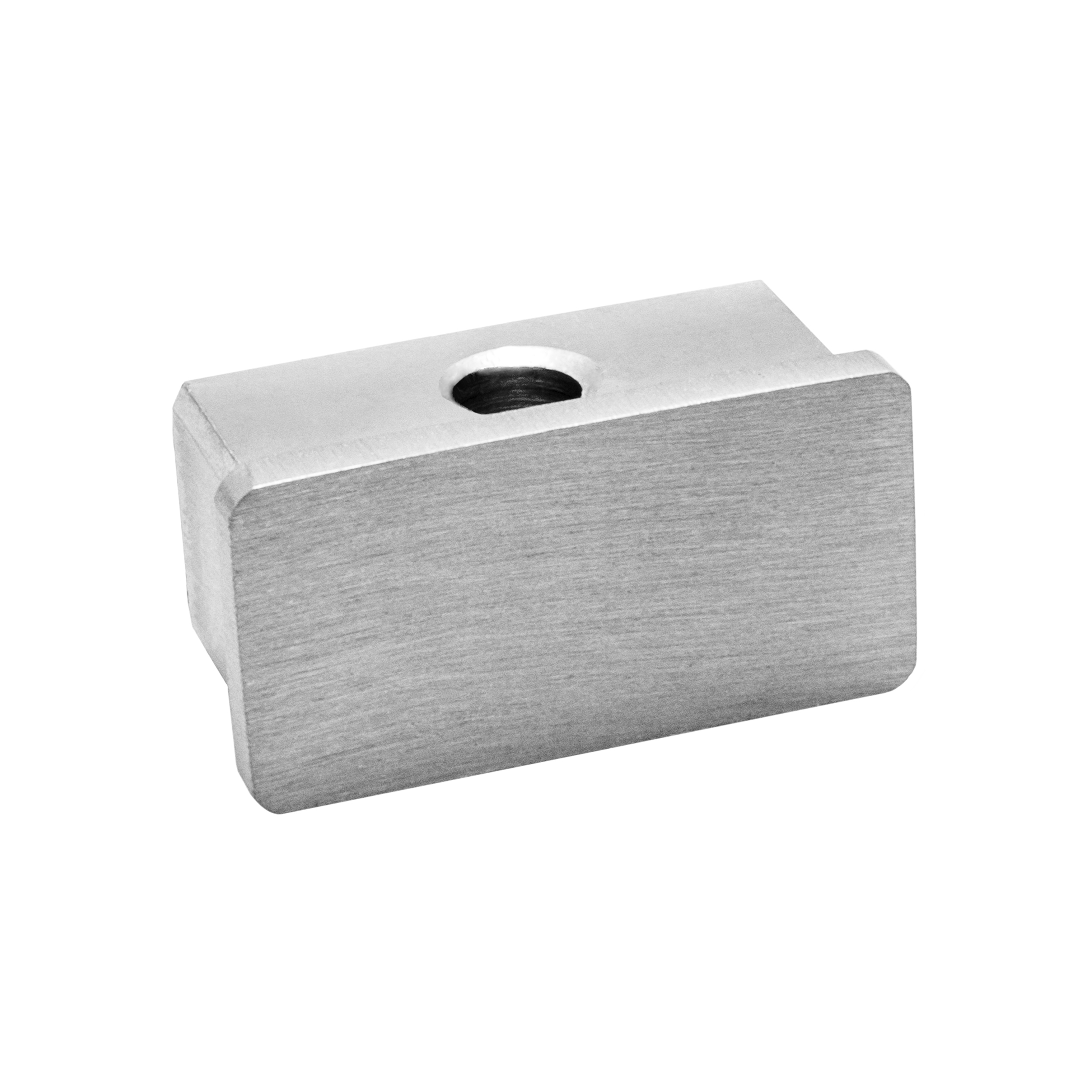 Edelstahl Stufenprofil Fliesenleiste Treppen H12mm Endkappe gebürstet