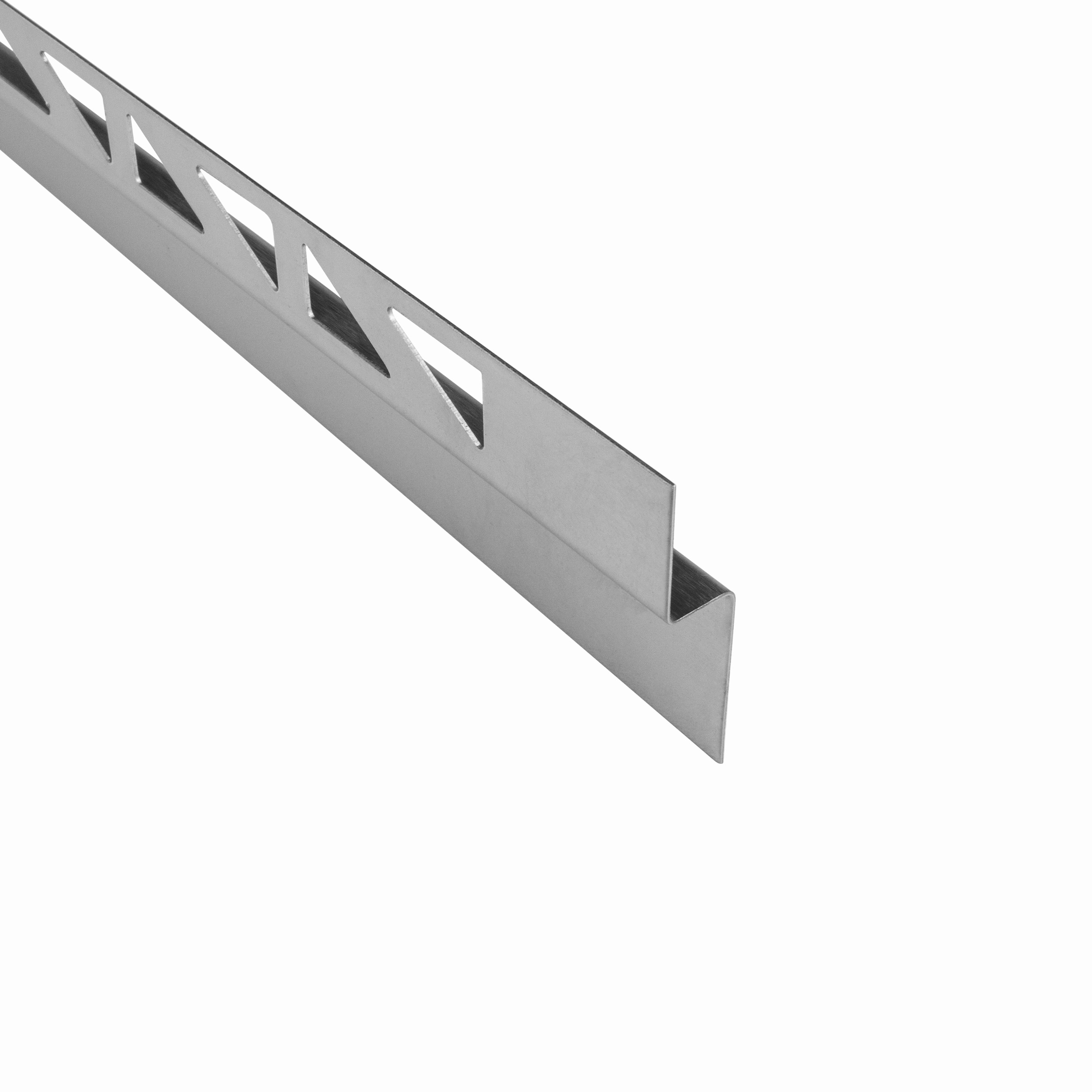 Dusch-, Wand-, Keil-Profil Gefälleprofil begehbare Dusche gebürstet 8mm Typ 1 - Rechts - 100cm Dusch-, Wand-, Keil-Profil Gefälleprofil begehbare Dusche gebürstet 12mm Typ 6 - Rechts - 200cm