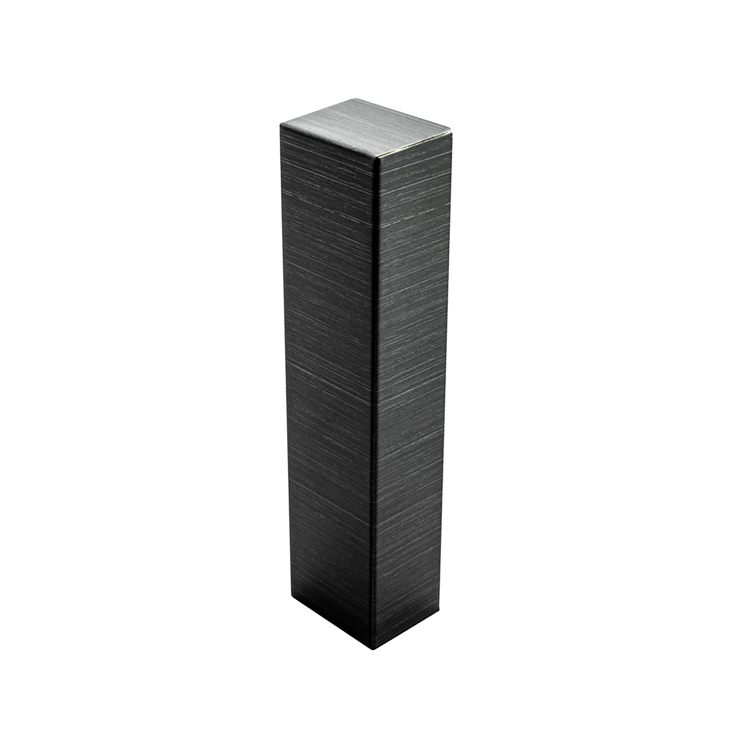 Sockelleiste Edelstahl Fußbodenleisten V2A L250cm 60mm schwarz anthrazit gebürstet Endkappe rechts