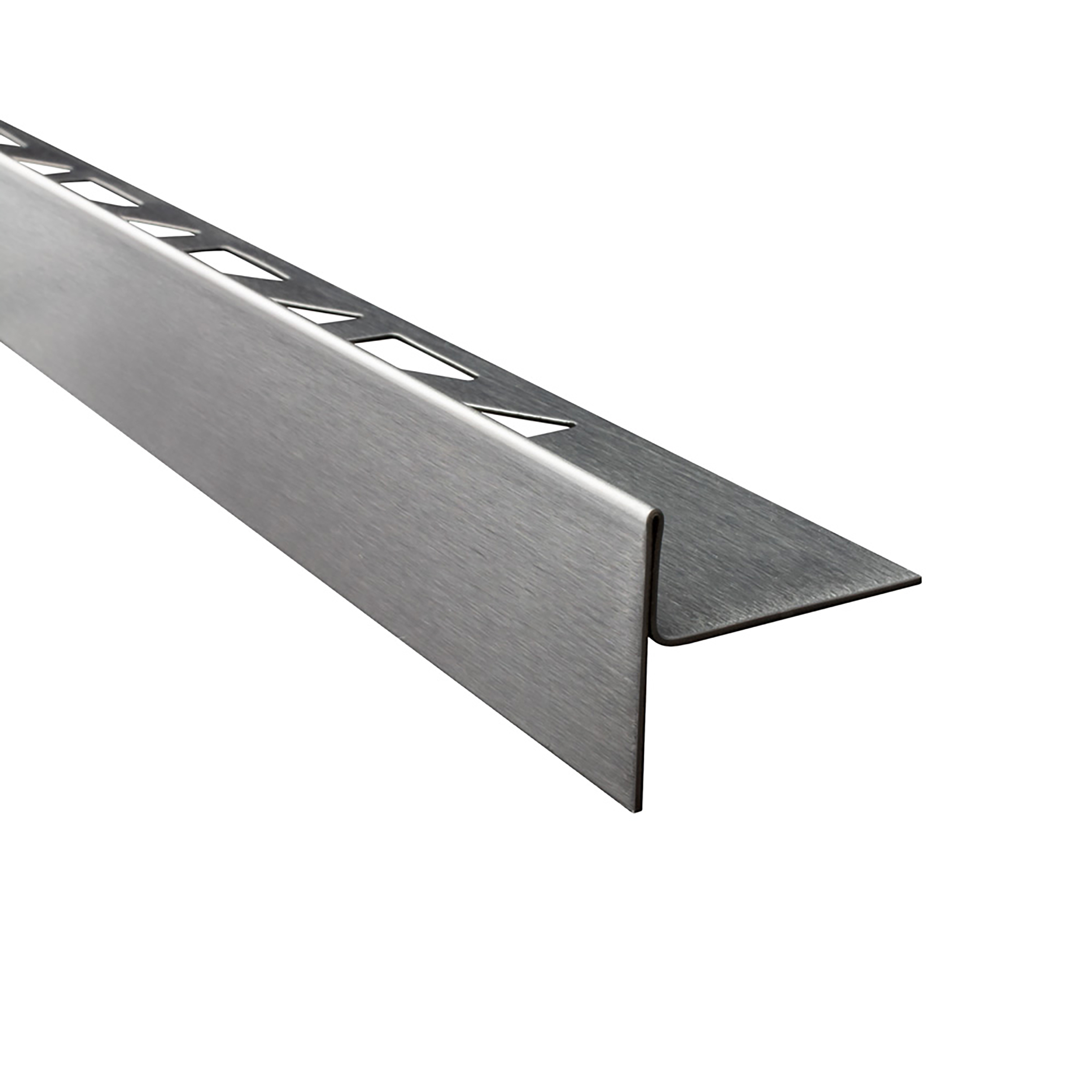 Dusch-, Keil-Profil Gefälleprofil begehbare Dusche gebürstet 10mm Links 200cm Dusch-, Keil-Profil Gefälleprofil begehbare Dusche gebürstet 10mm Links 200cm