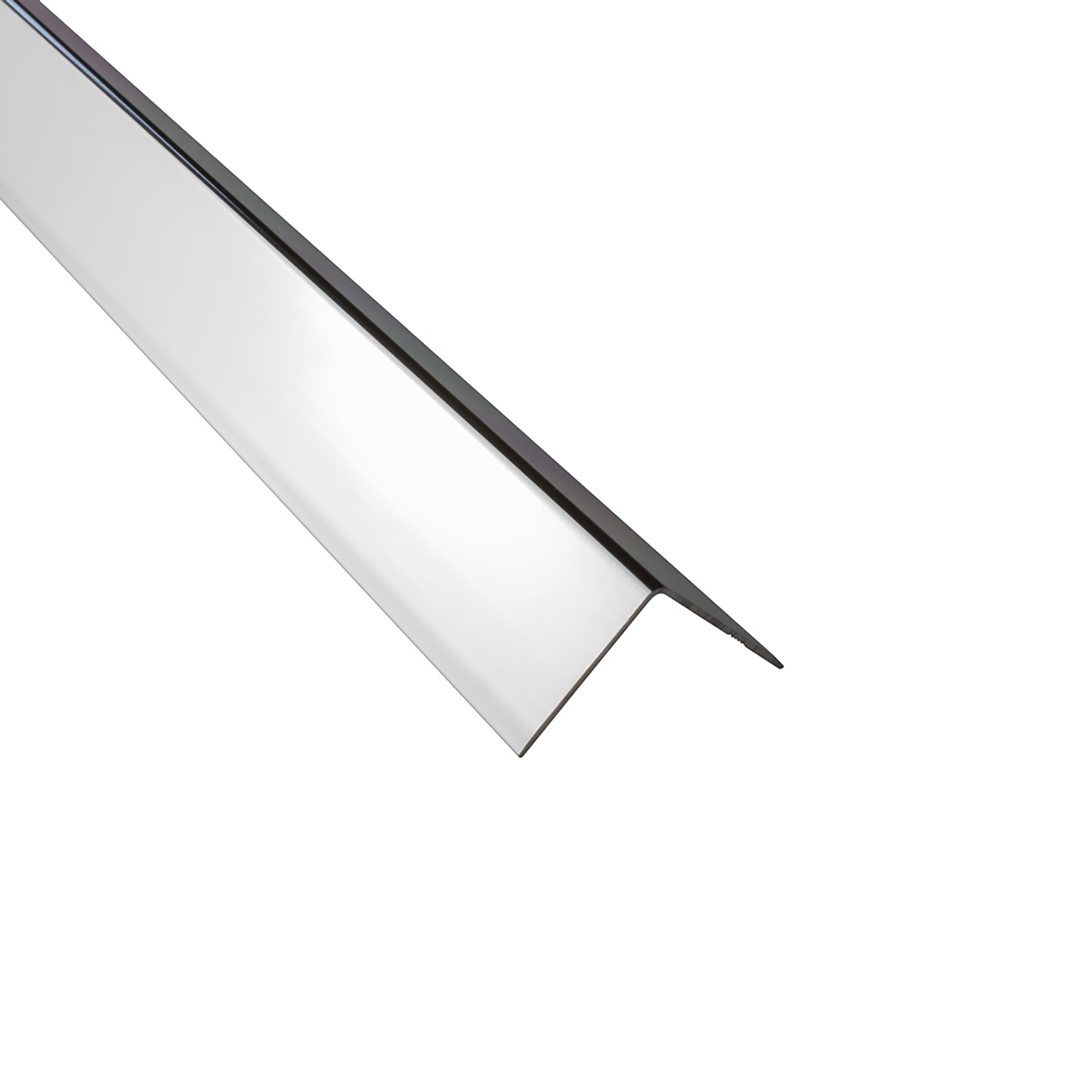 Alu Winkel-Profil Kantenschutz Zierleiste Profil silber poliert 270cm H27mm Alu Winkel-Profil Kantenschutz Zierleiste Profil silber poliert 270cm H27mm