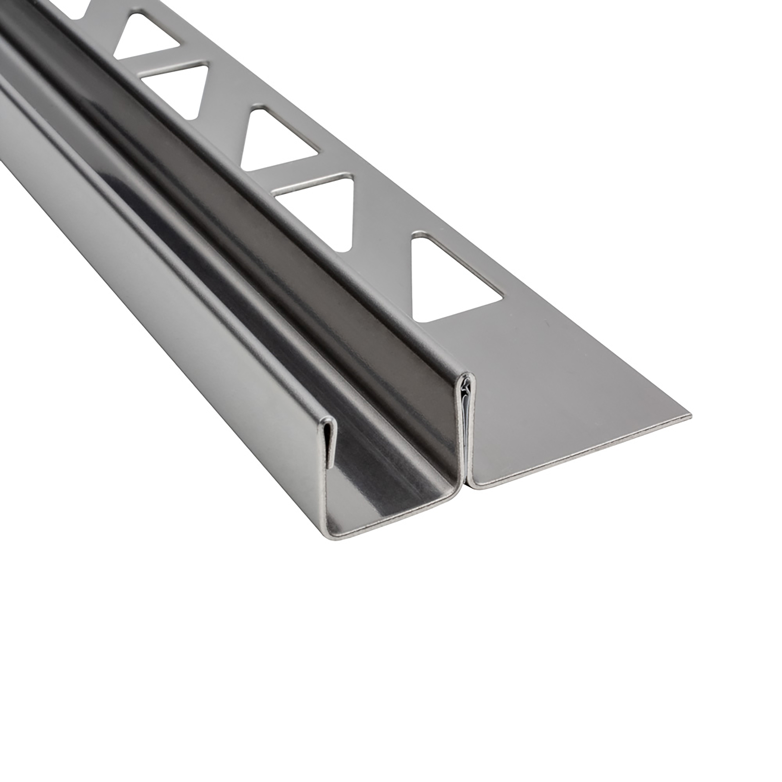 Glas-Fliesenprofil Edelstahl Klemmprofil Wandprofil V2A 2m H12.5mm 11mm-Glas glänzend Glas-Fliesenprofil Edelstahl Klemmprofil Wandprofil V2A 2m H12.5mm 11mm-Glas glänzend