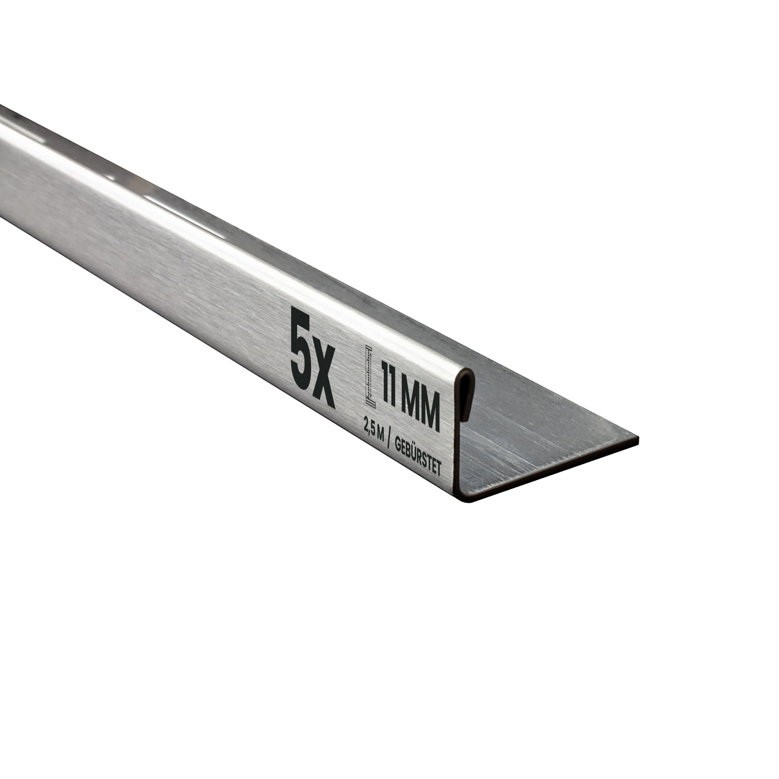 5x L-Profil Edelstahlschiene Fliesenschiene Fliesenprofil L250cm 11mm gebürstet 5x L-Profil Edelstahlschiene Fliesenschiene Fliesenprofil L250cm 11mm gebürstet