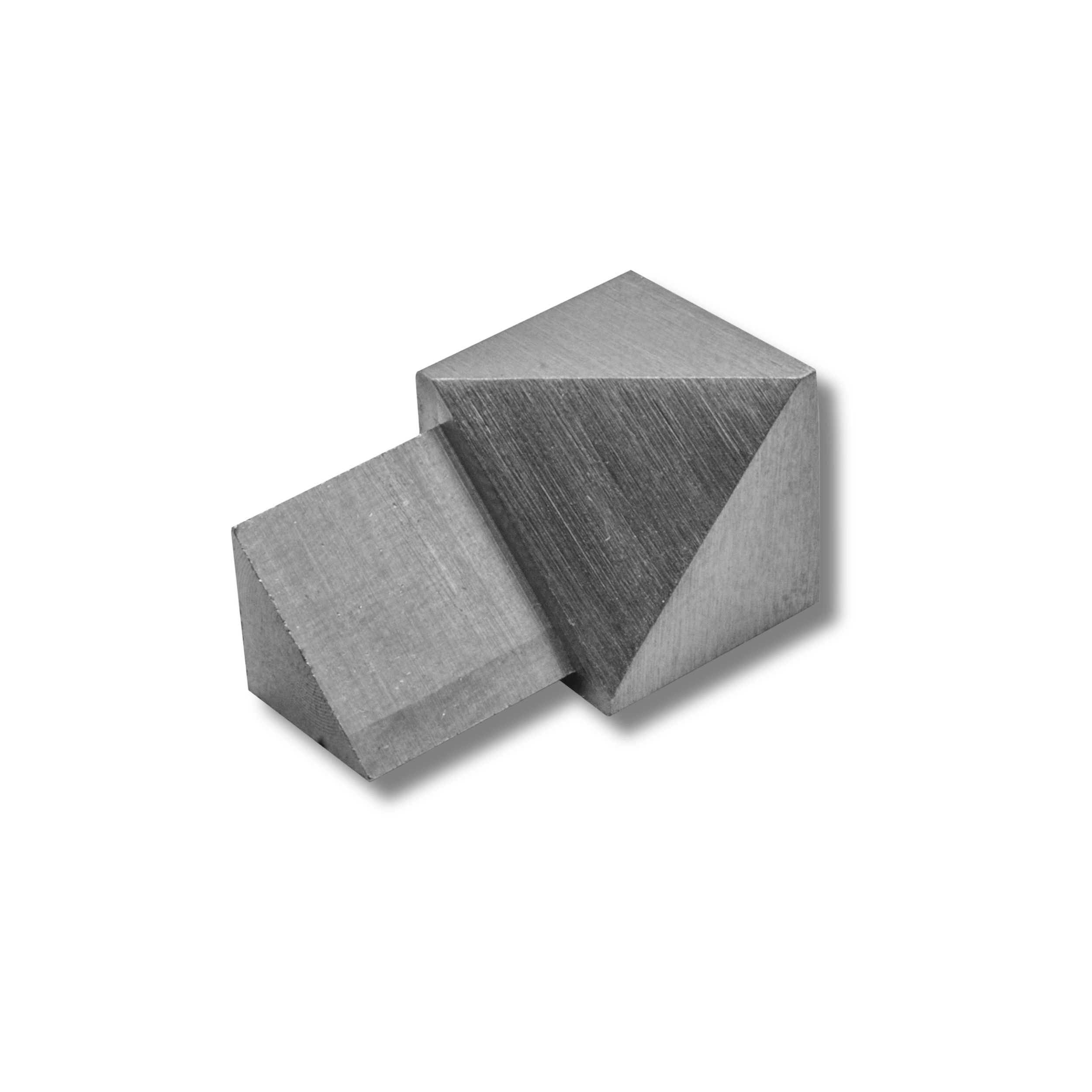 Dreieckiges 45° Übergangsprofil Edelstahl Fliesenprofil V2A L250cm H10mm Inneneck Dreieckiges 45° Übergangsprofil Edelstahl Fliesenprofil V2A L250cm H10mm Inneneck