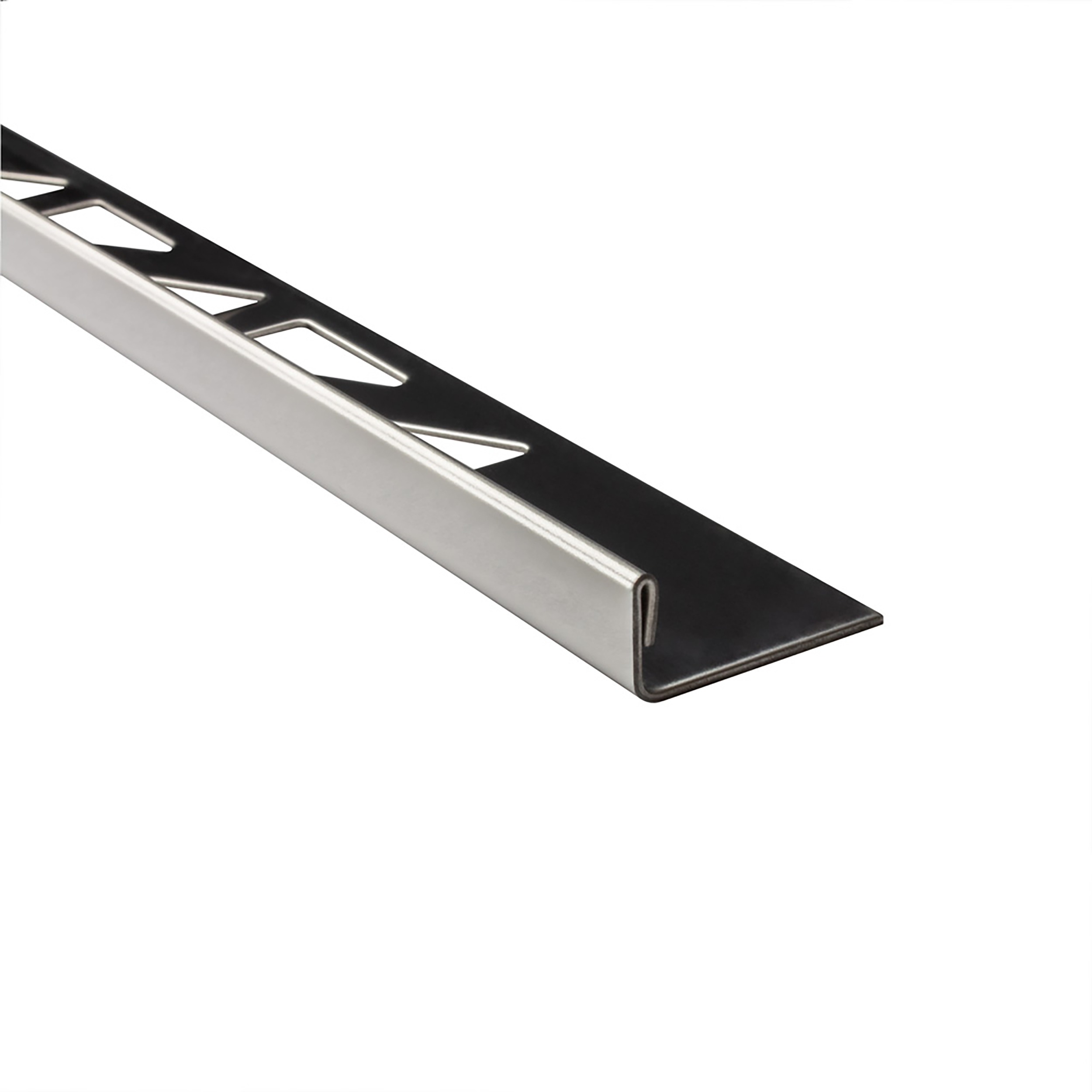 L-Profil Edelstahlschiene Profil Fliesenschiene Edelstahl V2A L250cm 8mm glänzend