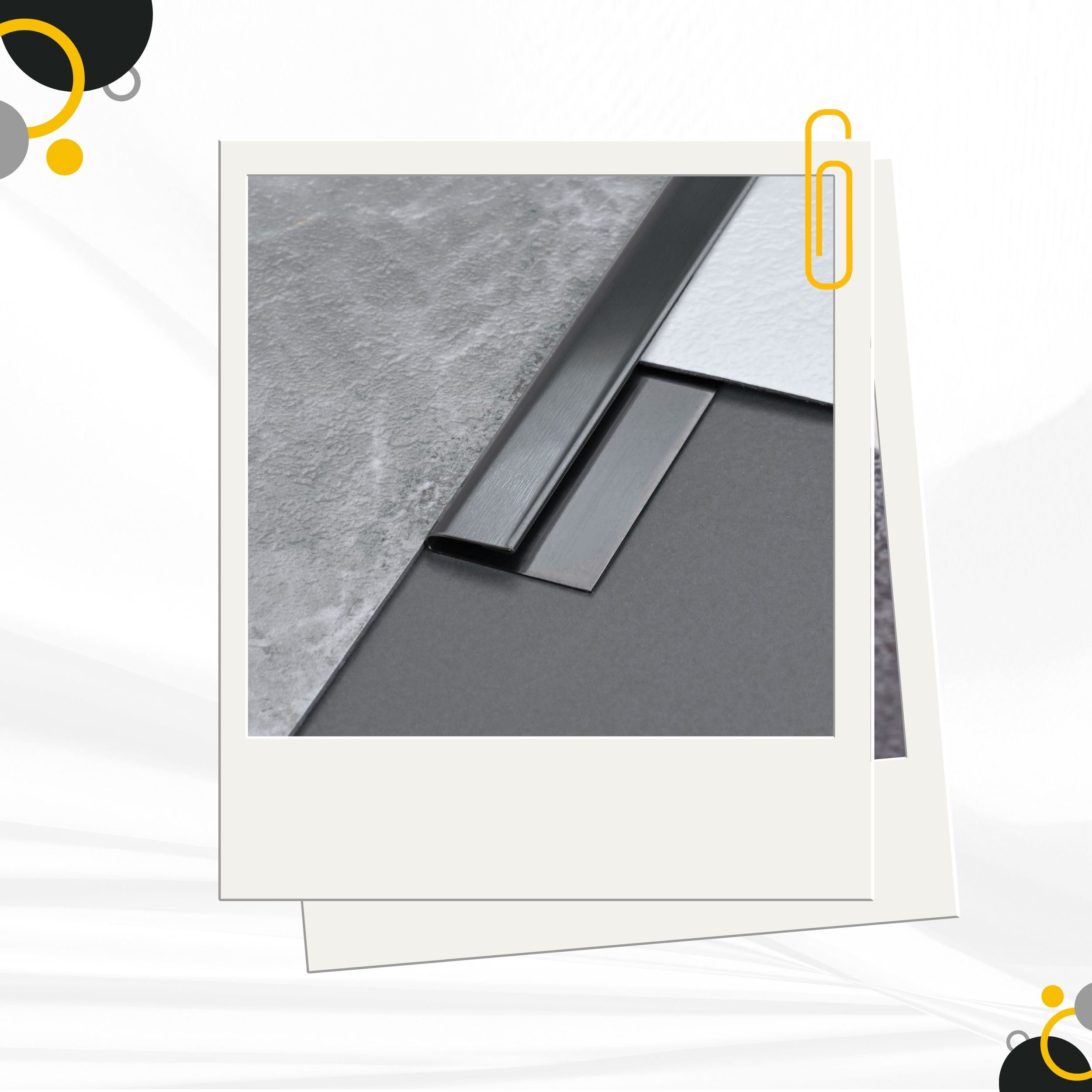 Vinyl Abschluss- / Einfassprofil Edelstahl V2A L250cm H2mm silber, schwarz anthrazit gebürstet Vinyl Abschluss- / Einfassprofil Edelstahl V2A L250cm H2mm, schwarz anthrazit gebürstet