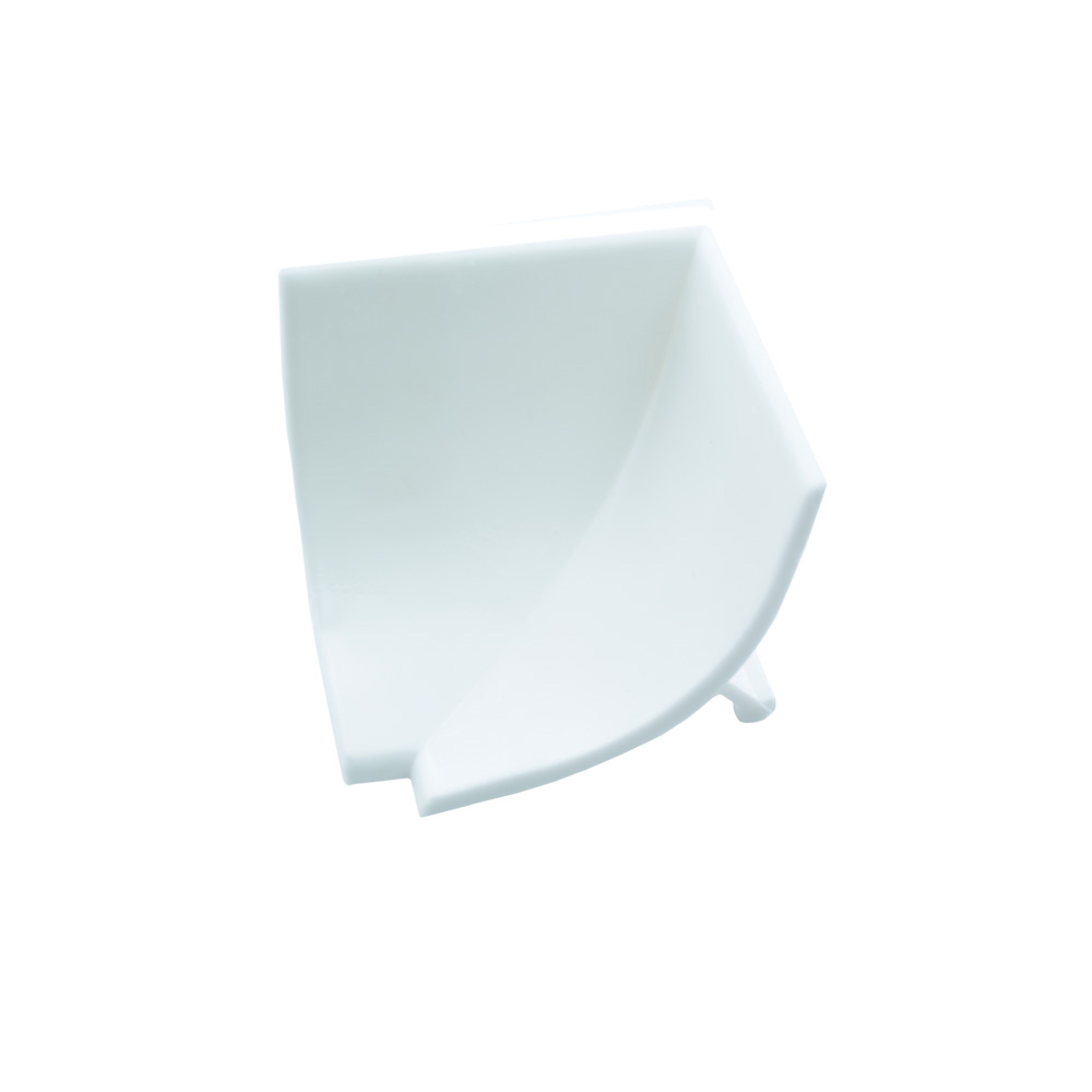 B-Ware Abdeckschiene für Badewannen Spültisch mit Dichtlippe Inneneck 33 PVC weiß B-Ware Abdeckschiene für Badewannen Spültisch mit Dichtlippe