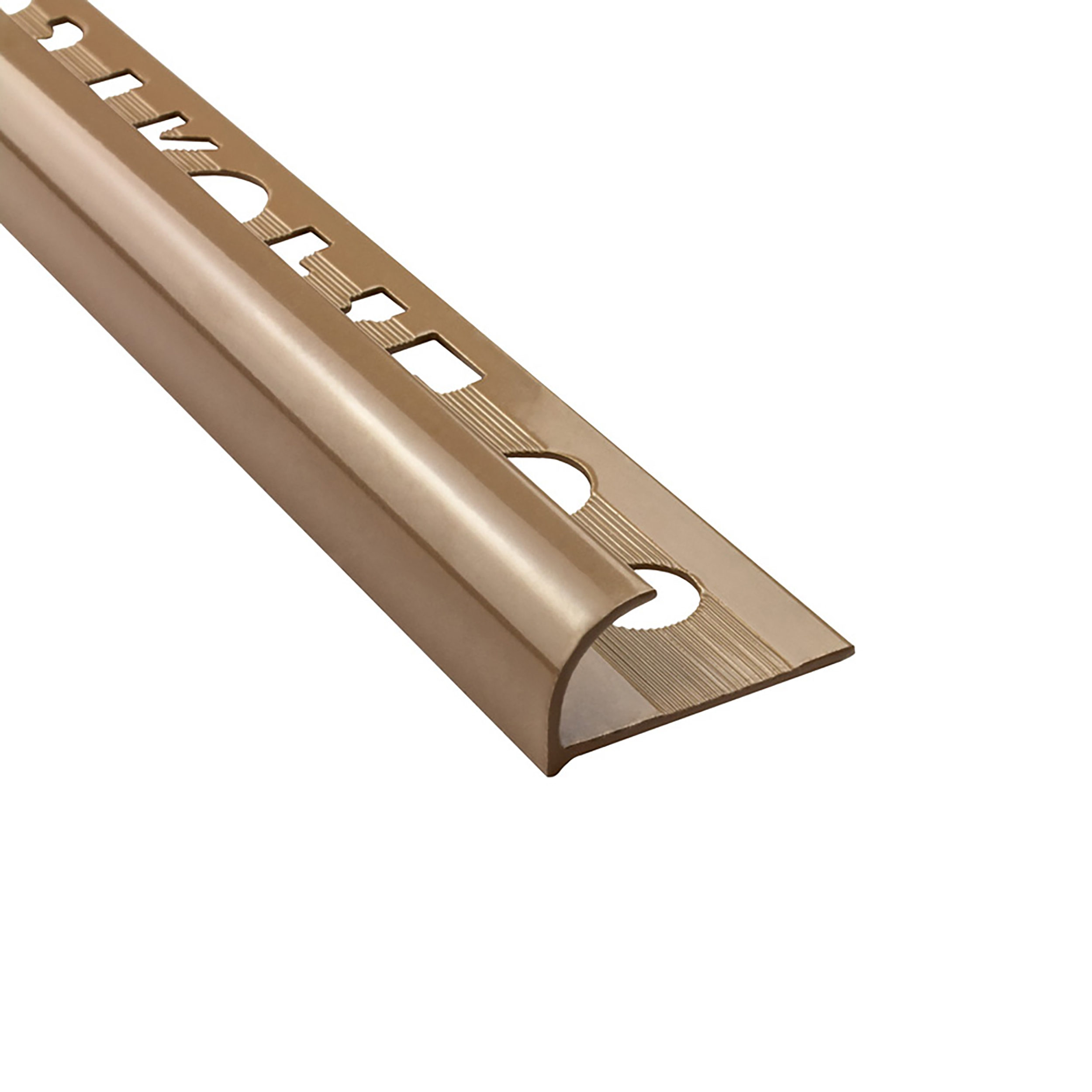 Alu Viertelkreis Profil Fliesenschiene eloxiert bahama 2,7m 12mm matt Alu Viertelkreis Profil Fliesenschiene eloxiert bahama 2,7m 12mm matt