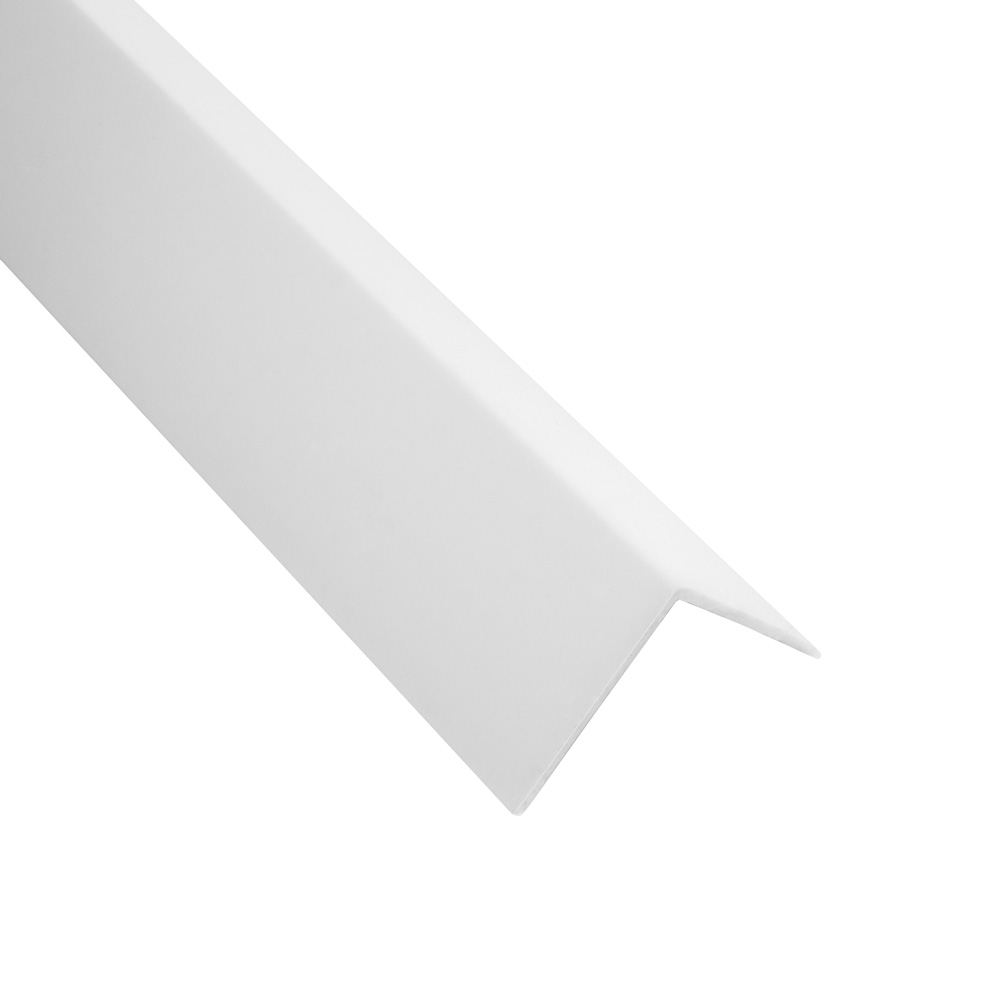 PVC Winkel-Profil Kunststoff Kantenschutz Zierleiste Profil weiss 270cm 20mm PVC Winkel-Profil Kunststoff Kantenschutz Zierleiste Profil weiss 270cm 20mm