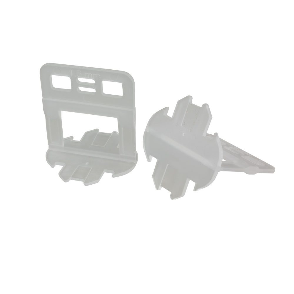 Nivelliersystem 0,5 mm 100x Laschen Nivelliersystem 0,5 mm 2000x Laschen