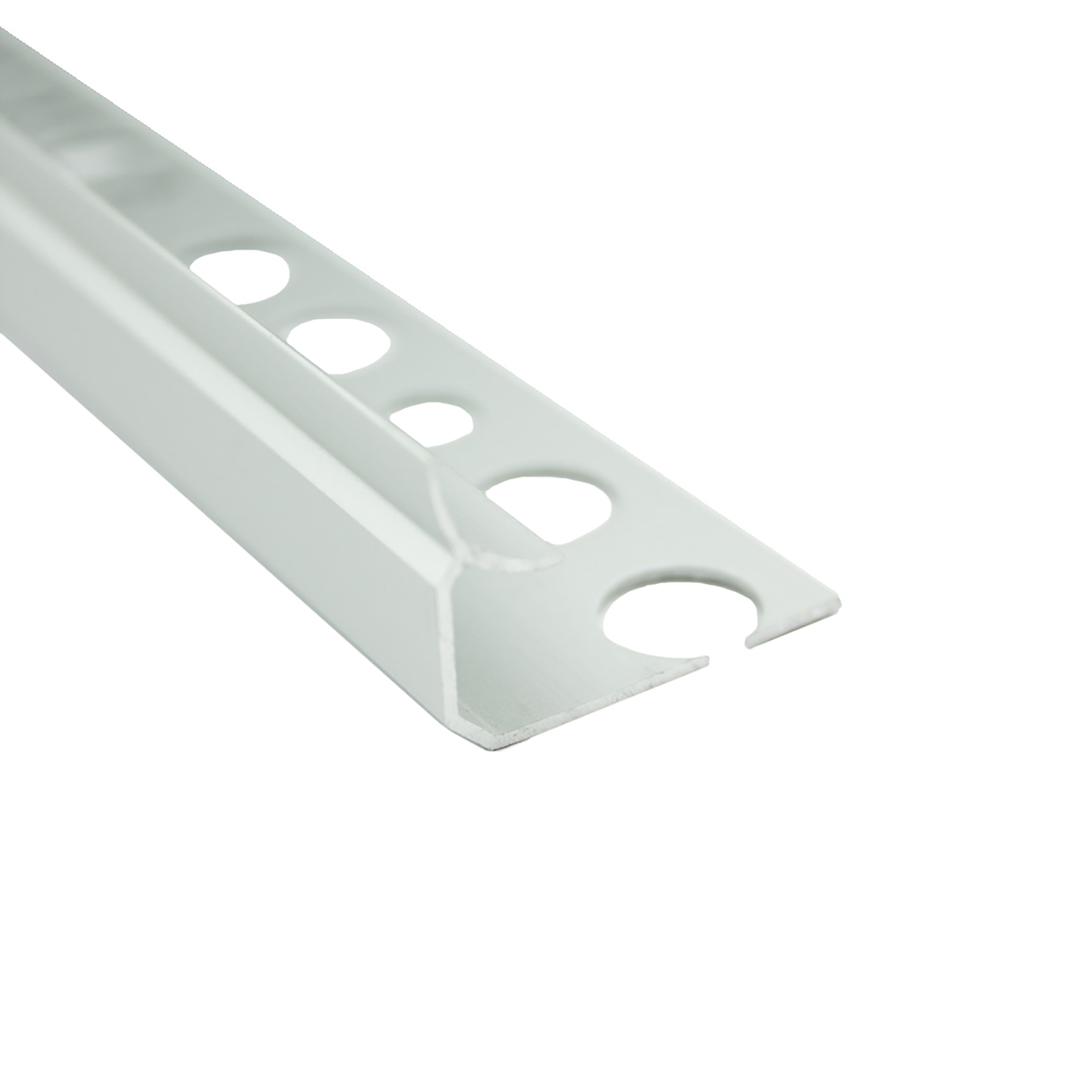 Alu Inneneck Profil Fliesenschiene Schiene silber L270cm H10mm matt
