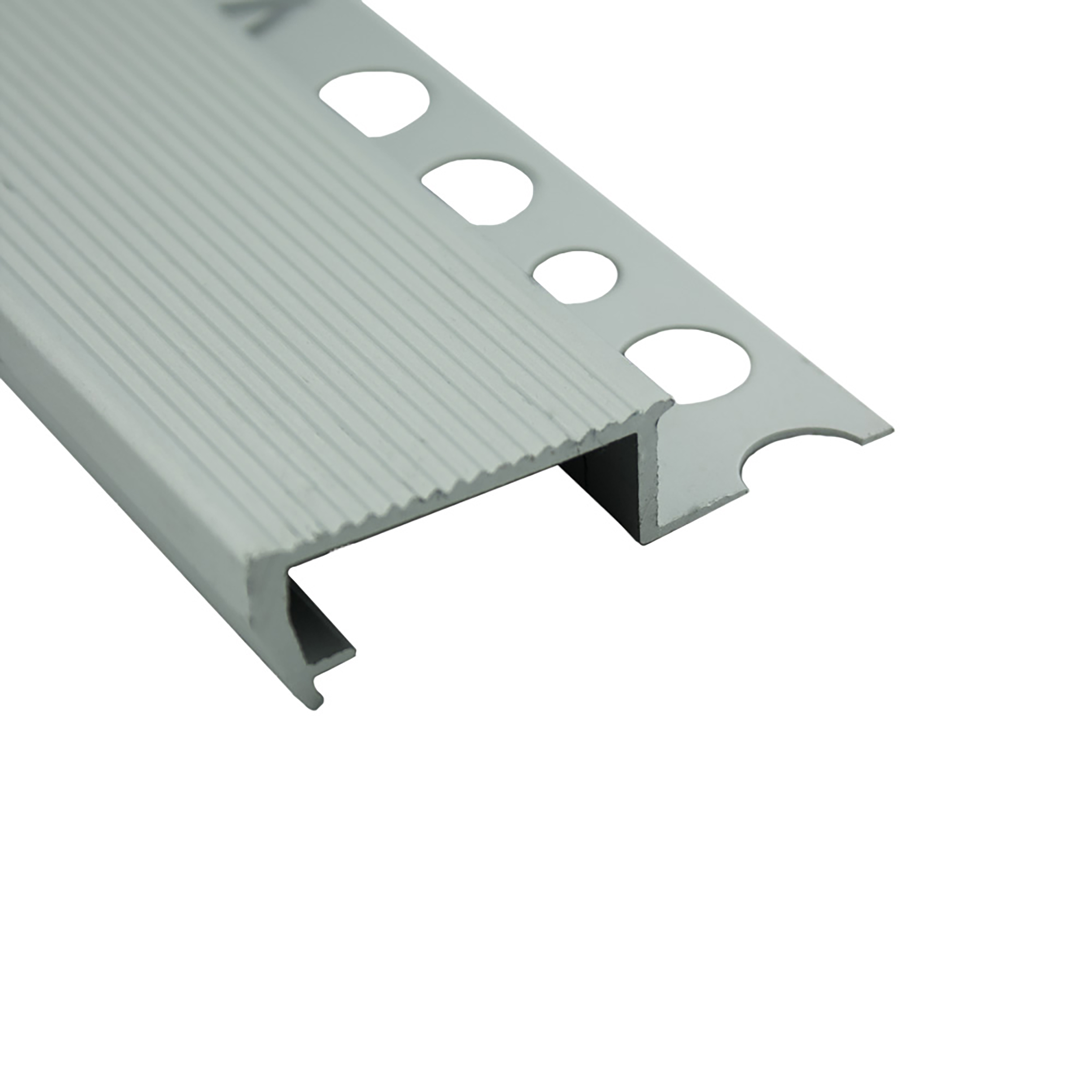 Alu Stufenprofil Fliesenschiene Profil Treppe Schiene L90cm H10mm silber Alu Stufenprofil Fliesenschiene Profil Treppe Schiene L90cm H10mm silber