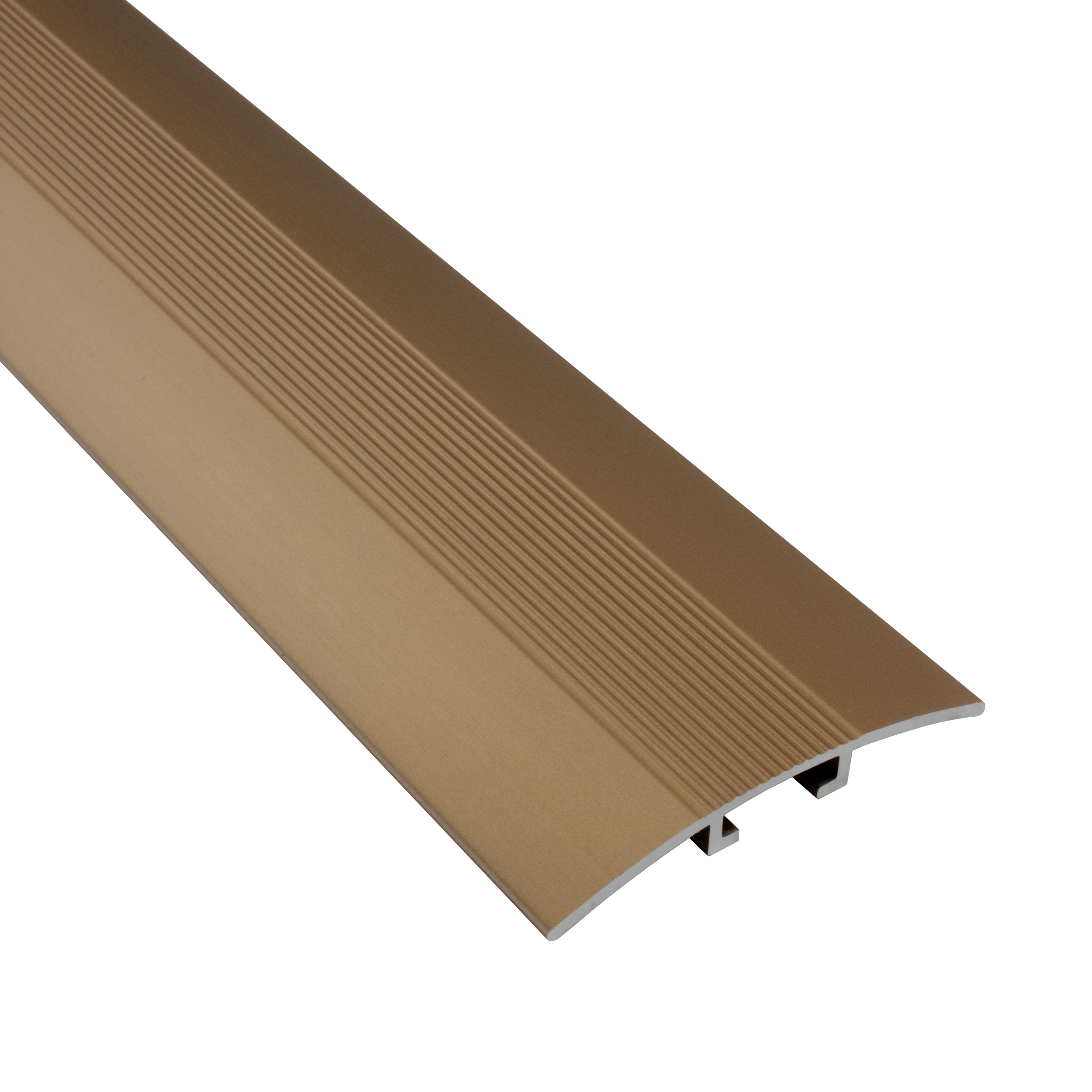 Alu Profil Übergangsschiene Übergangsprofil Laminat matt L270cm 40mm gold Alu Profil Übergangsschiene Übergangsprofil Laminat matt L90cm 40mm gold