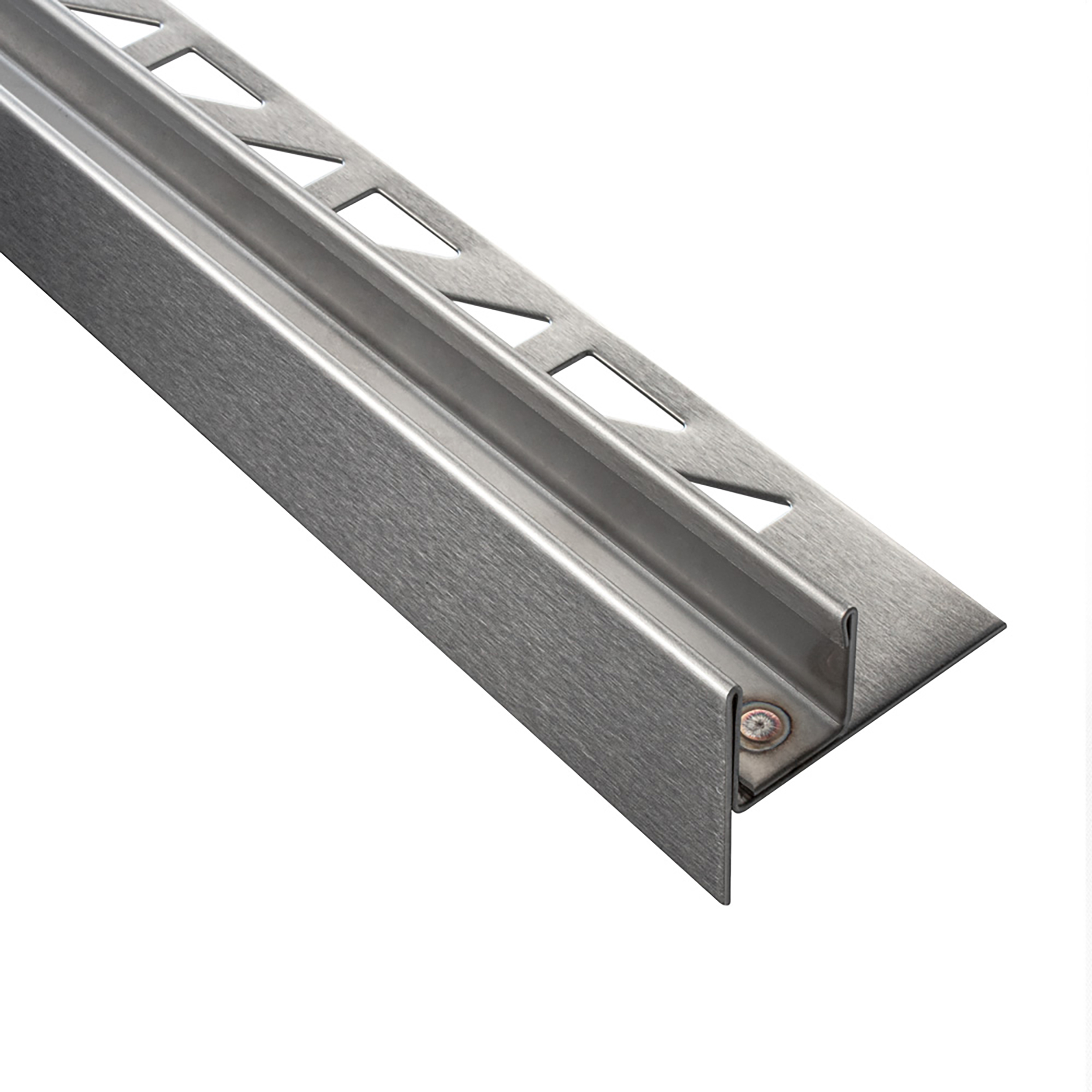 Glashalter- Duschprofil, Keil- Gefälle-Profil begehbare Dusche H19 G13 Links 150cm gebürstet Glashalter- Duschprofil, Keil- Gefälle-Profil begehbare Dusche H19 G13 Links 150cm gebürstet