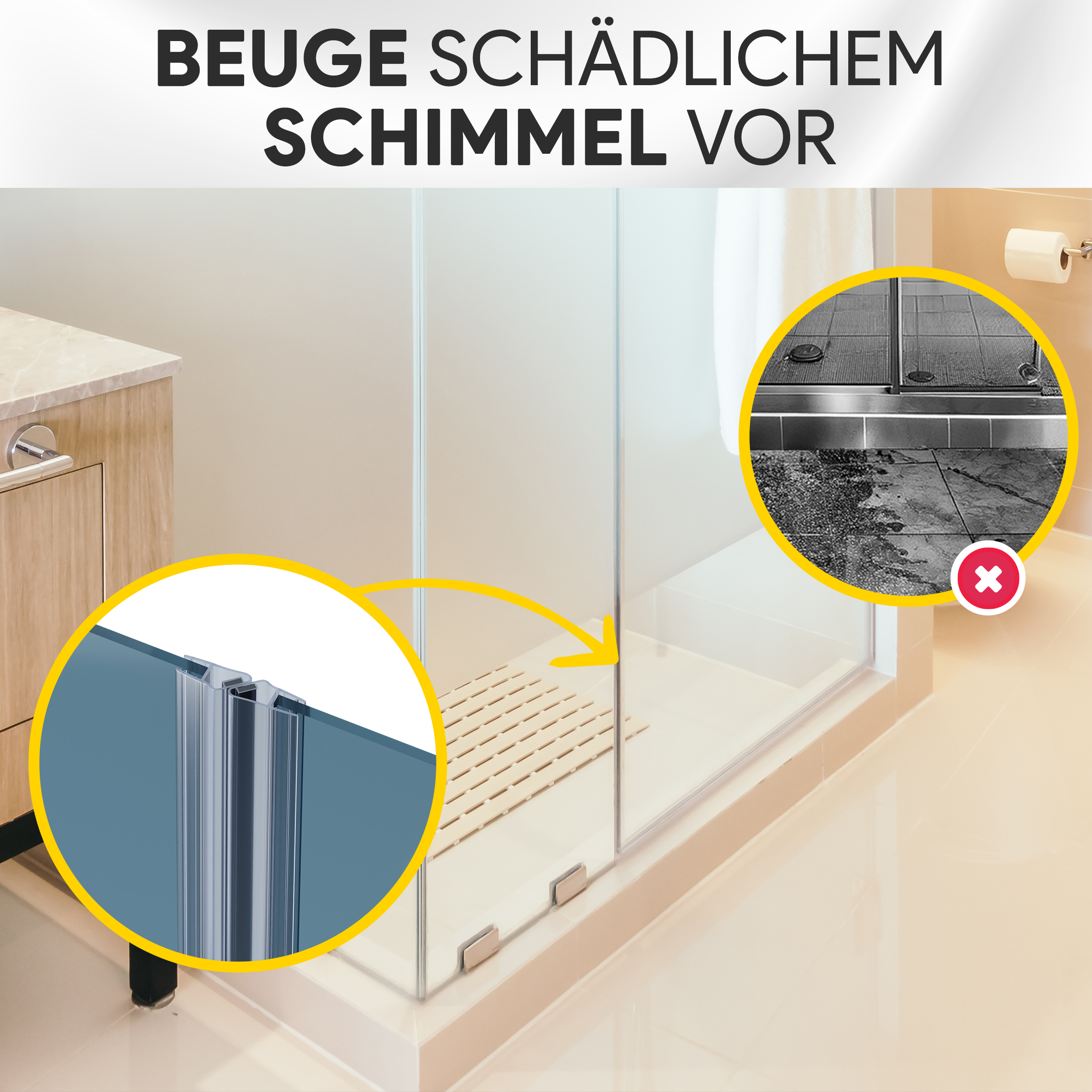 Duschdichtung PVC Ersatzdichtung Duschkabine TYP-8 90° 200cm Glasstärke 6mm Duschdichtung PVC Ersatzdichtung Duschkabine TYP-8 90° 200cm Glasstärke 10mm