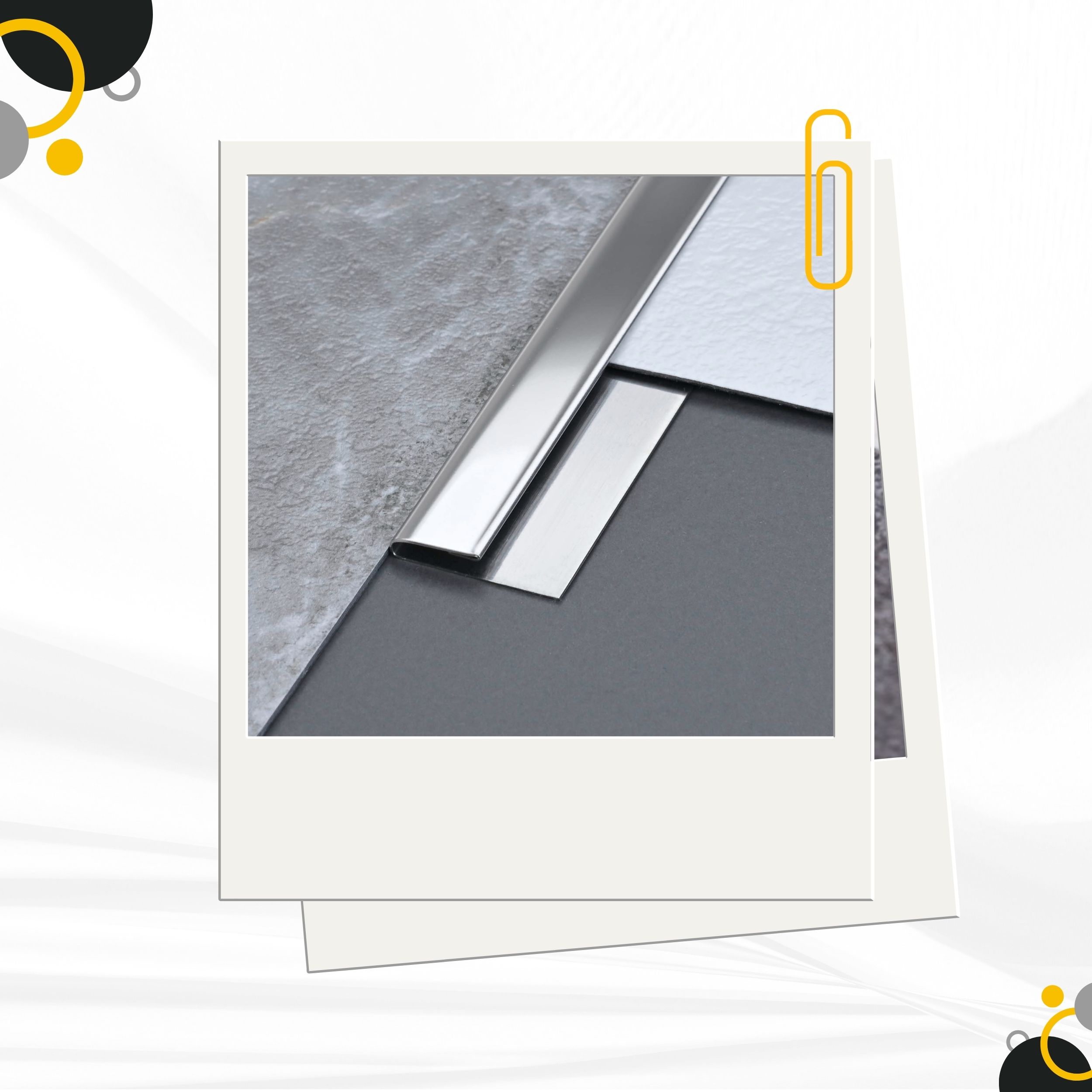 Vinyl Abschluss- / Einfassprofil Edelstahl V2A L250cm H2mm, silber glänzend Vinyl Abschluss- / Einfassprofil Edelstahl V2A L250cm H2mm, silber glänzend