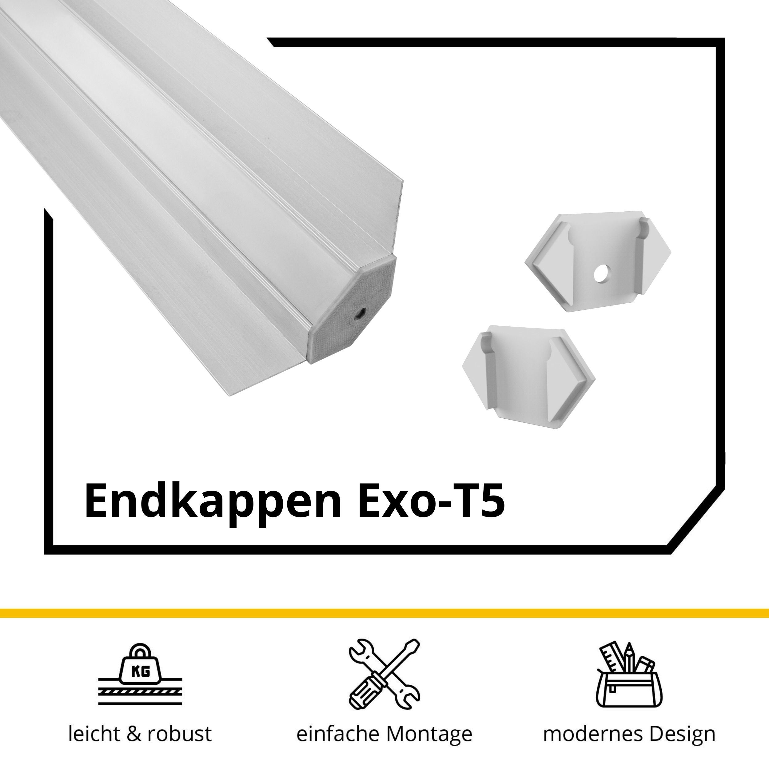 LED Trockenbau-Eckprofil Innen Silber – für LED-Strips bis 16mm LED Trockenbau-Eckprofil Innen Silber – für LED-Strips bis 16mm