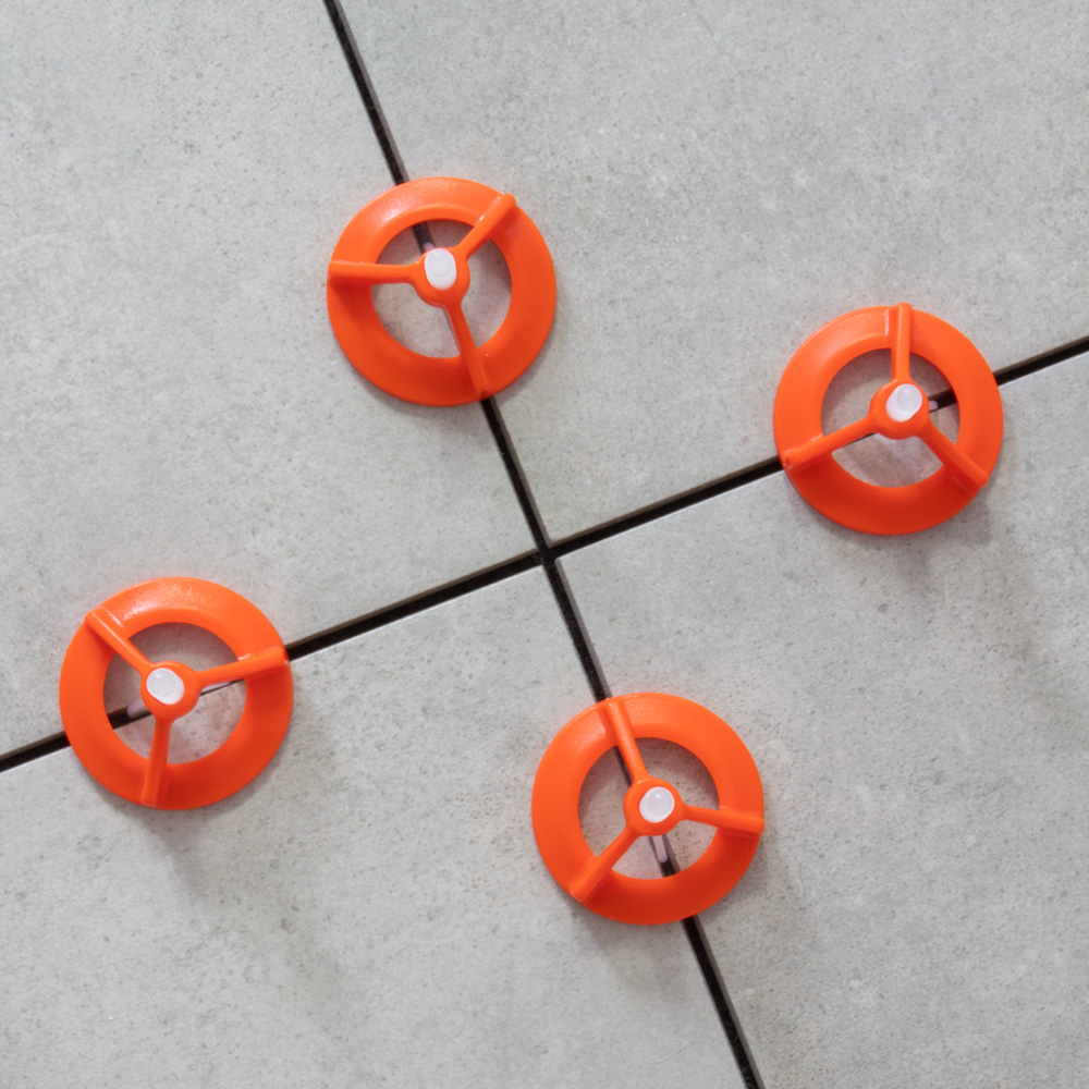 Fliesen Nivelliersystem Verlegehilfe Verlegesystem 3mm - 100x Laschen + 100 Zughauben