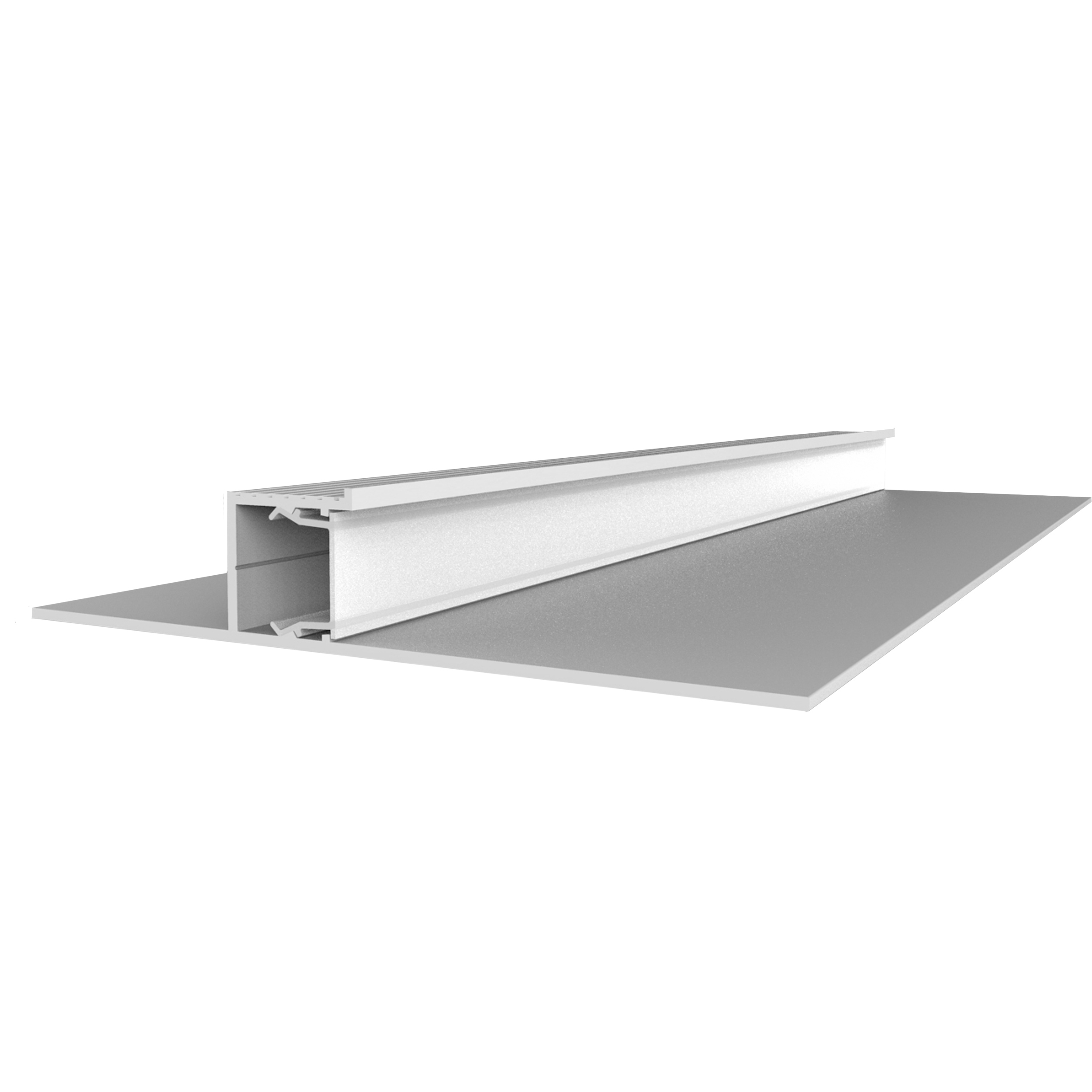 LED Schattenfugen Trockenbauprofil Weiß – für LED-Strips bis 11 mm LED Schattenfugen Trockenbauprofil Weiß – für LED-Strips bis 11?mm 2m opal