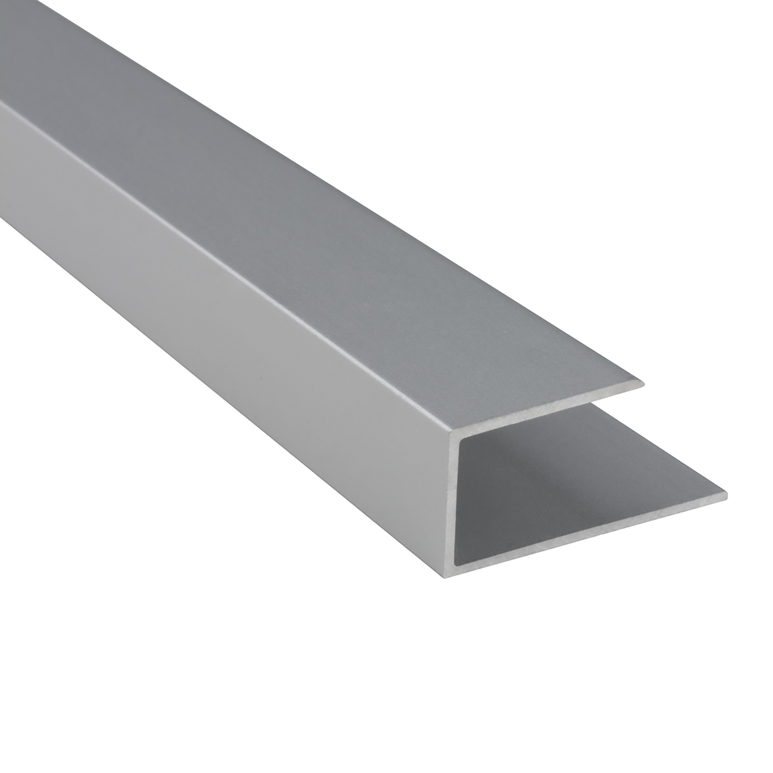 Alu Abschlussprofil Einschubprofil für Laminat Parkett silber matt 270cm Alu Abschlussprofil Einschubprofil für Laminat Parkett silber matt 270cm