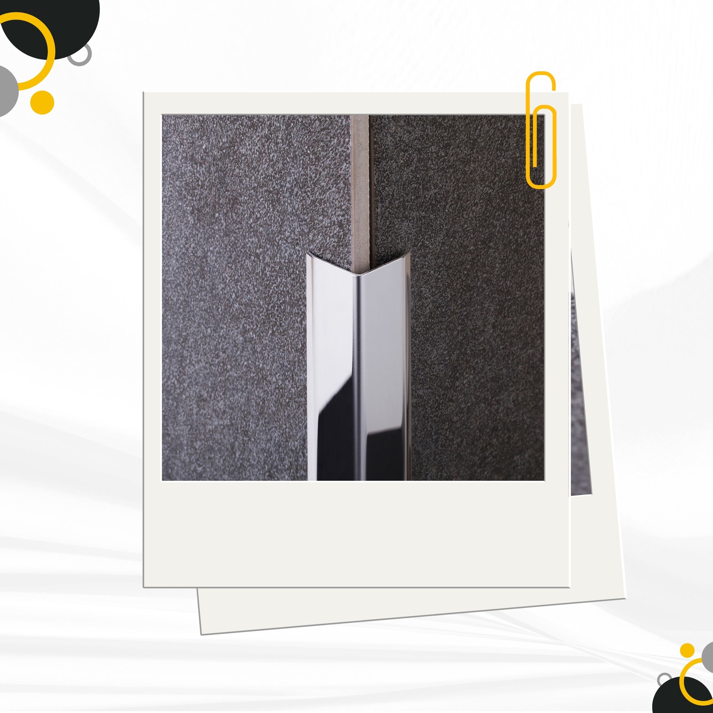 Kantenschutz Edelstahl Winkel 3-Fach gekantet Aussen V2A 250cm 25mm glänzend