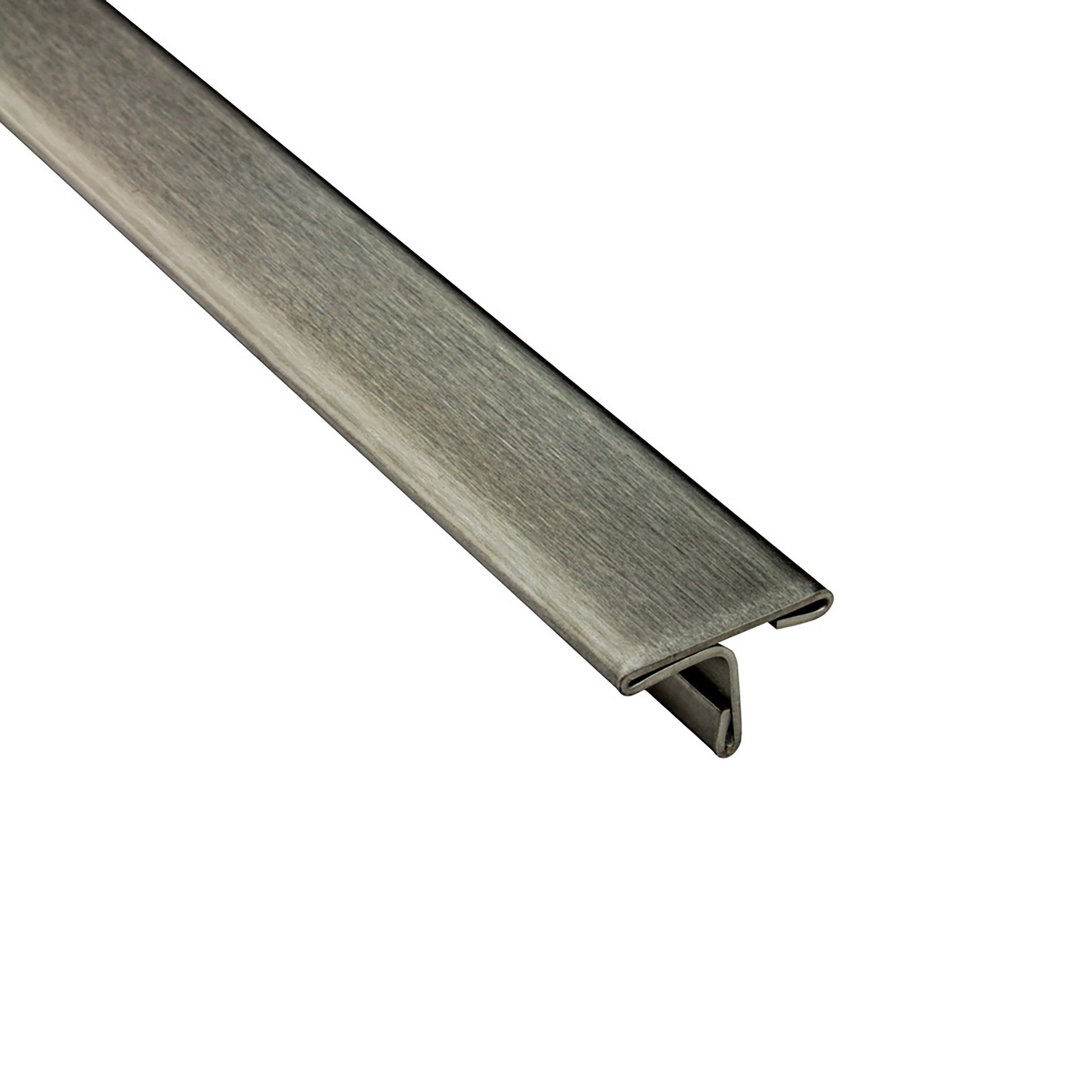 T-Profil Edelstahl Schiene Übergangsprofil V2A L250cm 15mm gebürstet