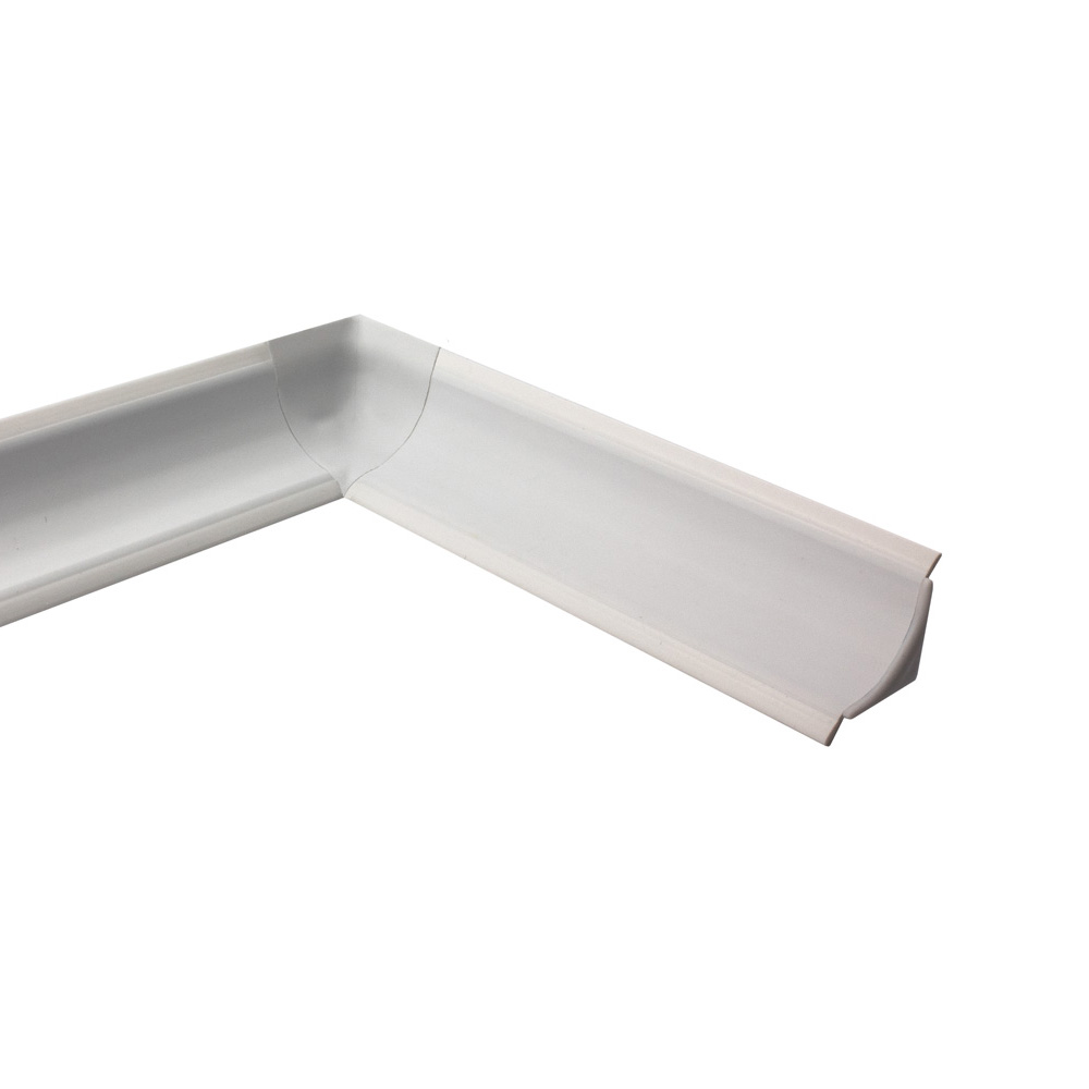Abdeckschiene für Badewannen Spültisch mit Dichtlippe PVC weiss 250cm H15mm Abdeckschiene für Badewannen Spültisch mit Dichtlippe PVC weiss Endkappe PVC