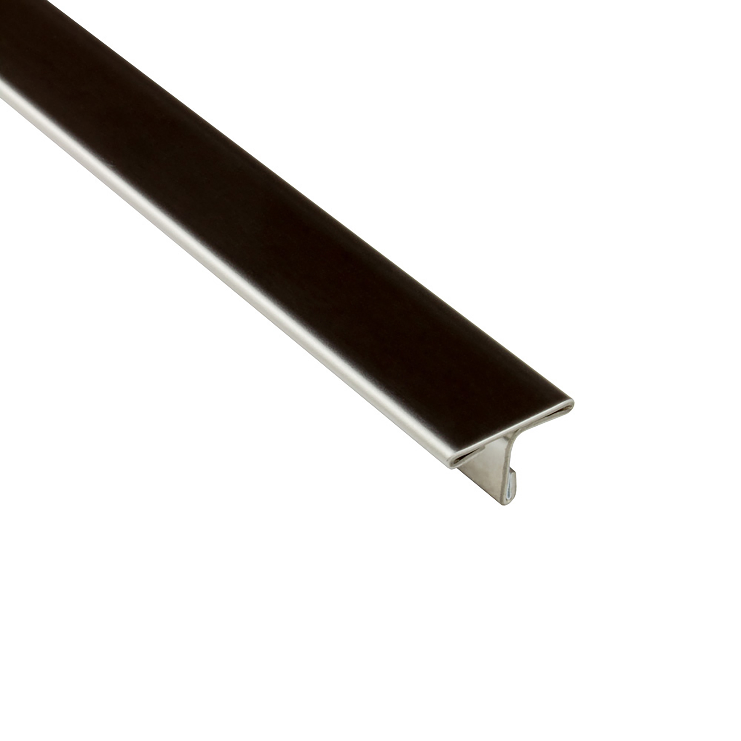 T-Profil Edelstahl Schiene Übergangsprofil V2A L250cm 15mm glänzend