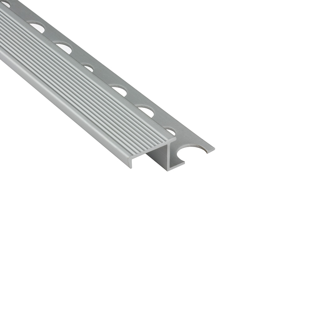 Alu Stufenprofil Fliesenschiene Profil Treppe Schiene silber gold L270cm H10mm