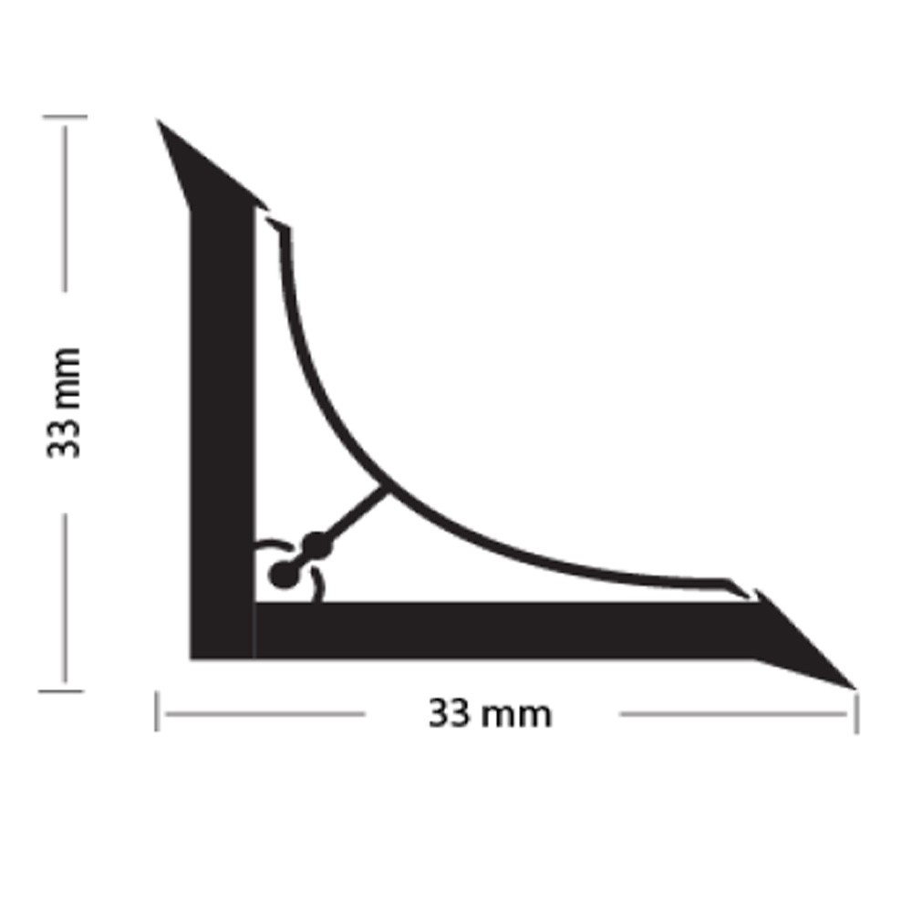 B-Ware Abdeckschiene für Badewannen Spültisch mit Dichtlippe 33mm ALU/PVC matt B-Ware Abdeckschiene für Badewannen Spültisch mit Dichtlippe 33mm ALU/PVC glänzend
