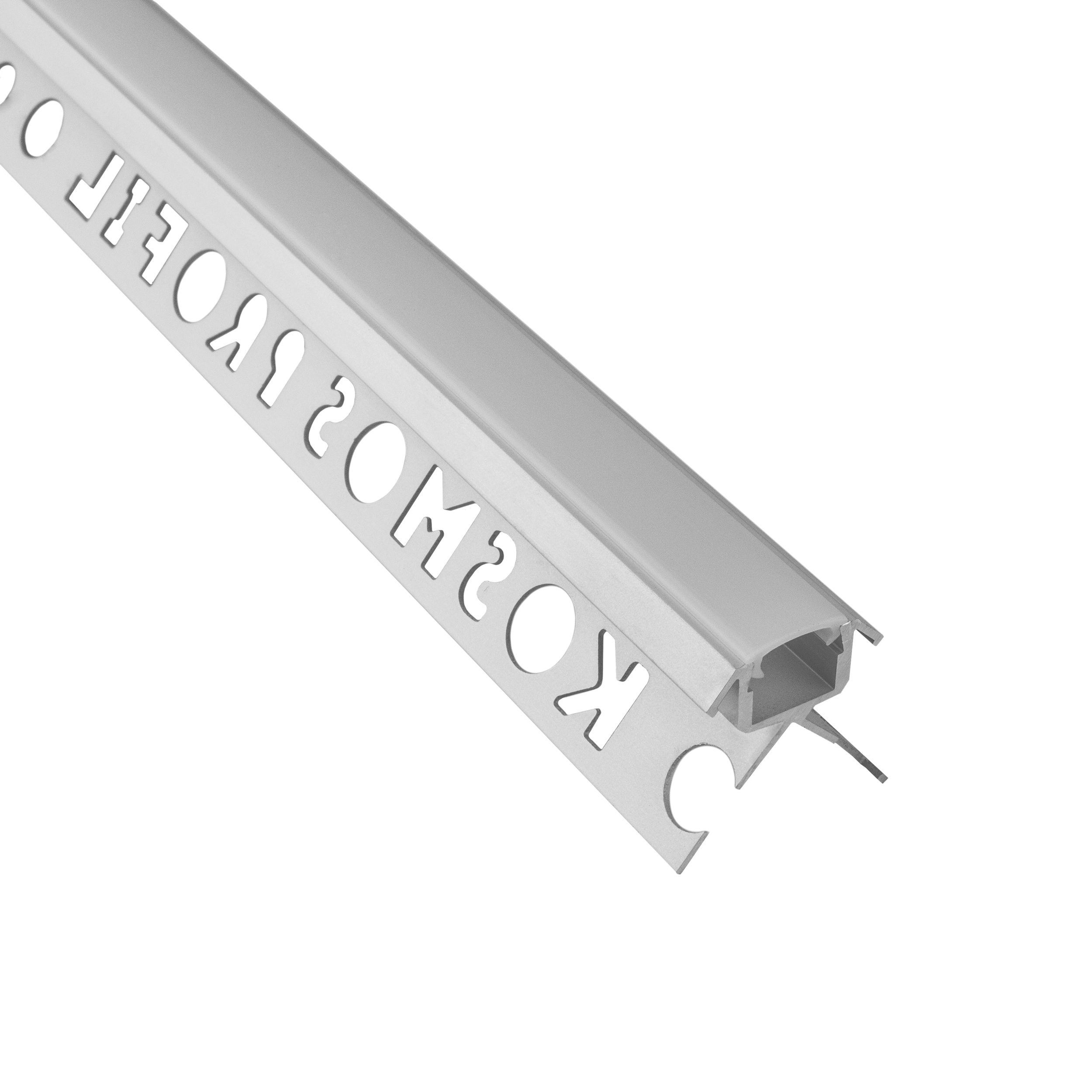 C-T77 LED Alu Fliesenprofil Ecke aussen 12mm silber 1m milky C-T77 LED Alu Fliesenprofil Ecke aussen 12mm silber 2m milky