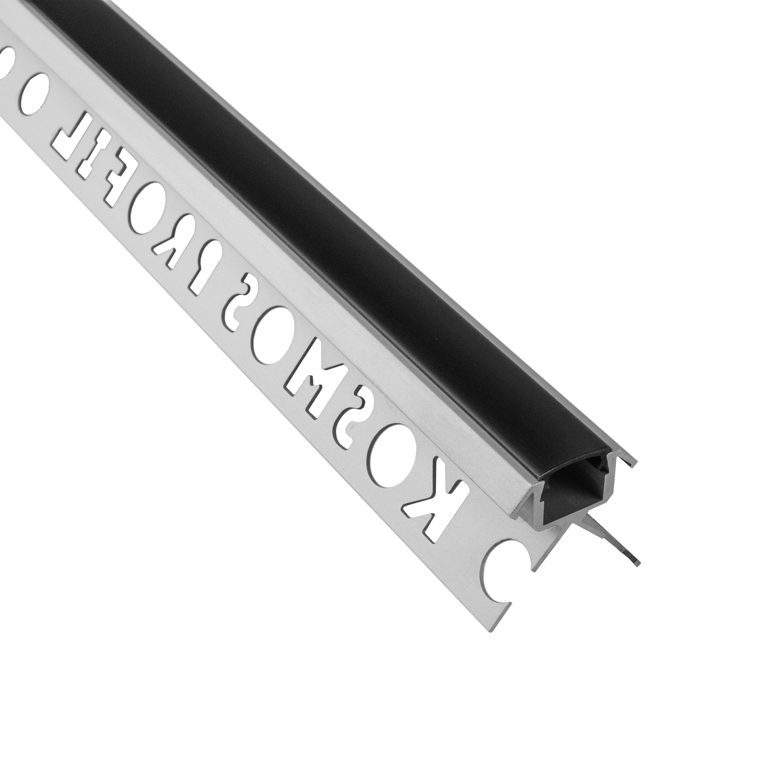 C-T77 LED Alu Fliesenprofil Ecke aussen 12mm silber