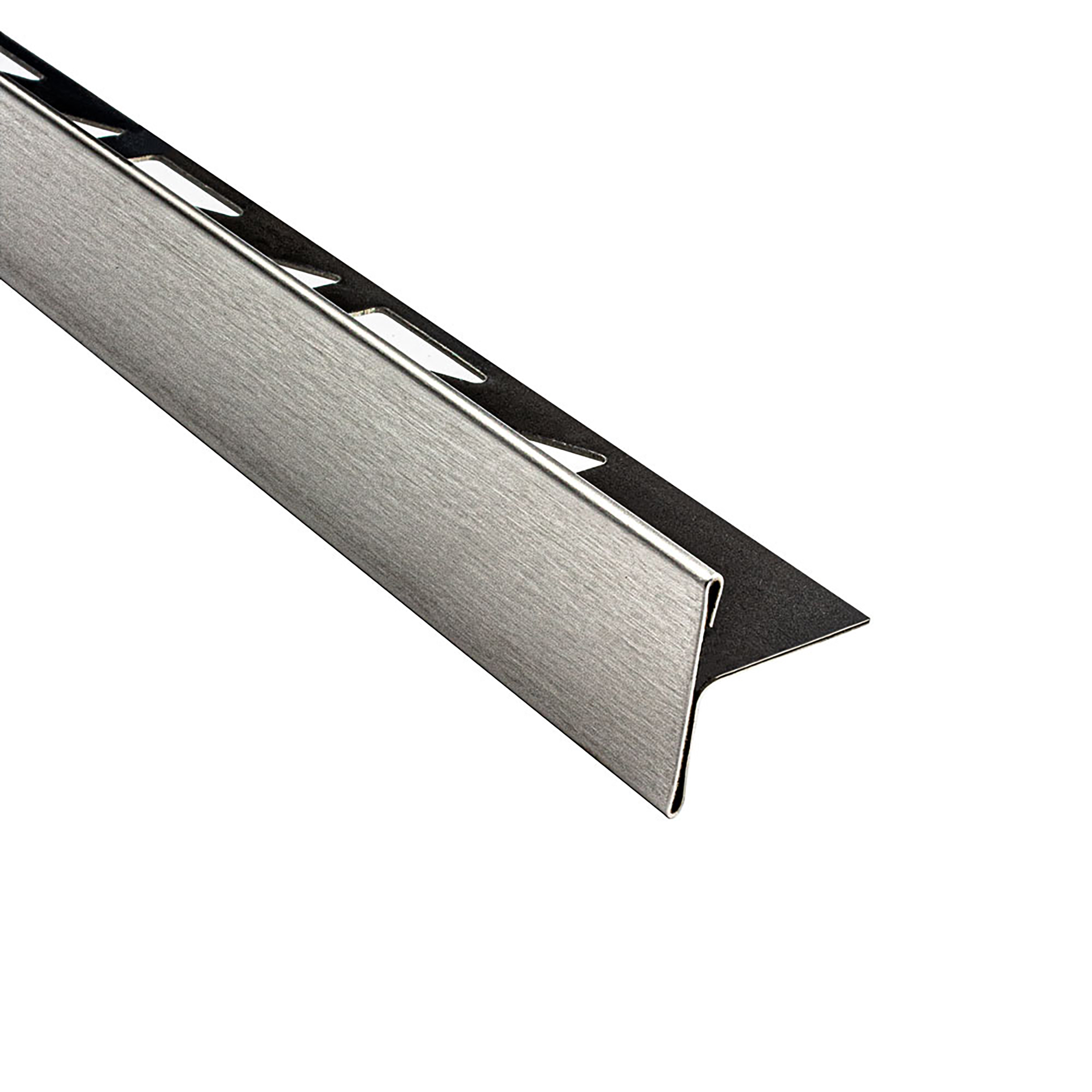 T-Profil Stufenprofil Treppenprofil Edelstahl V2A L250cm 10mm Profil gebürstet T-Profil Stufenprofil Treppenprofil Edelstahl V2A L250cm 10mm Profil gebürstet