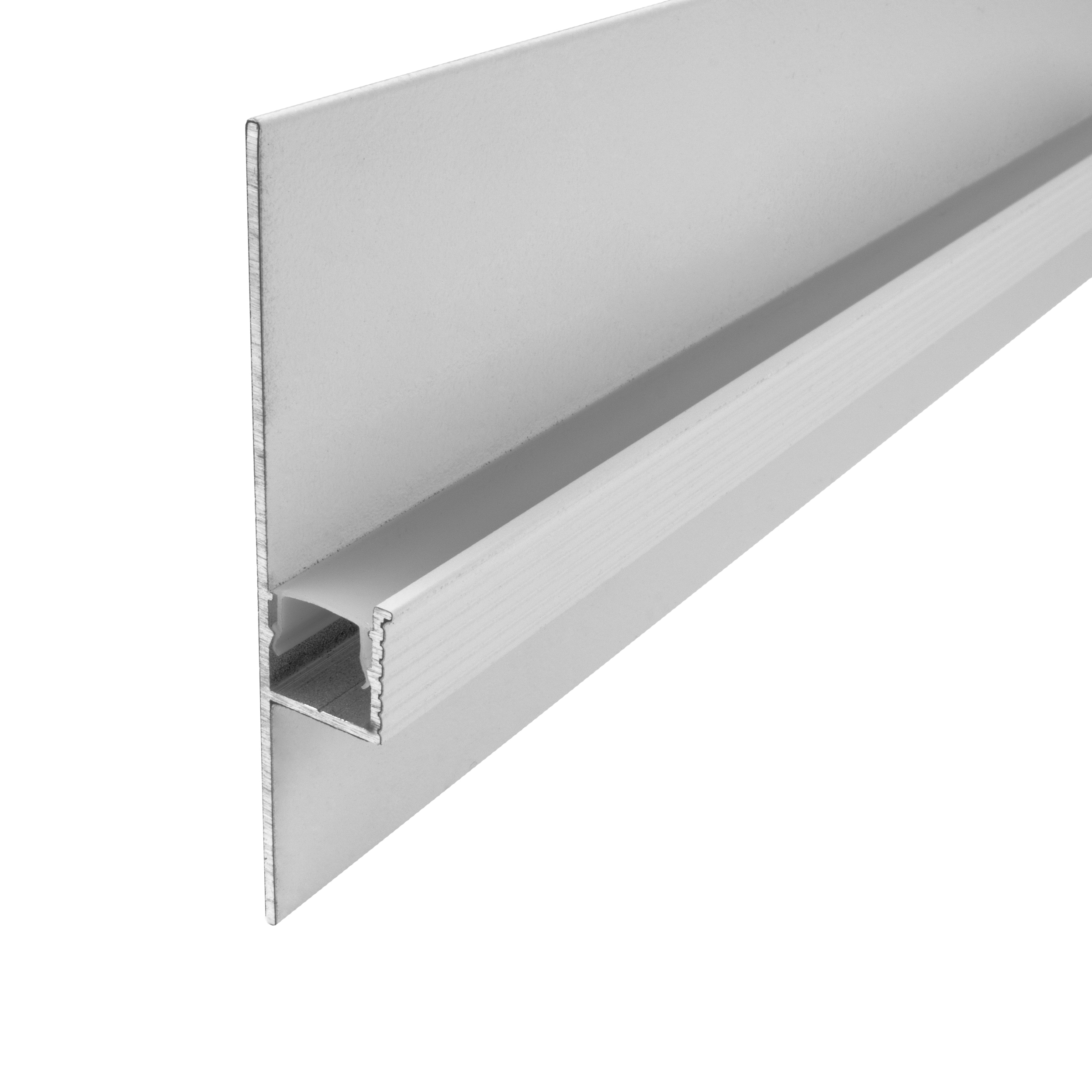LED Schattenfugen Trockenbauprofil Weiß – für LED-Strips bis 11 mm LED Schattenfugen Trockenbauprofil Weiß – für LED-Strips bis 11?mm 2m opal