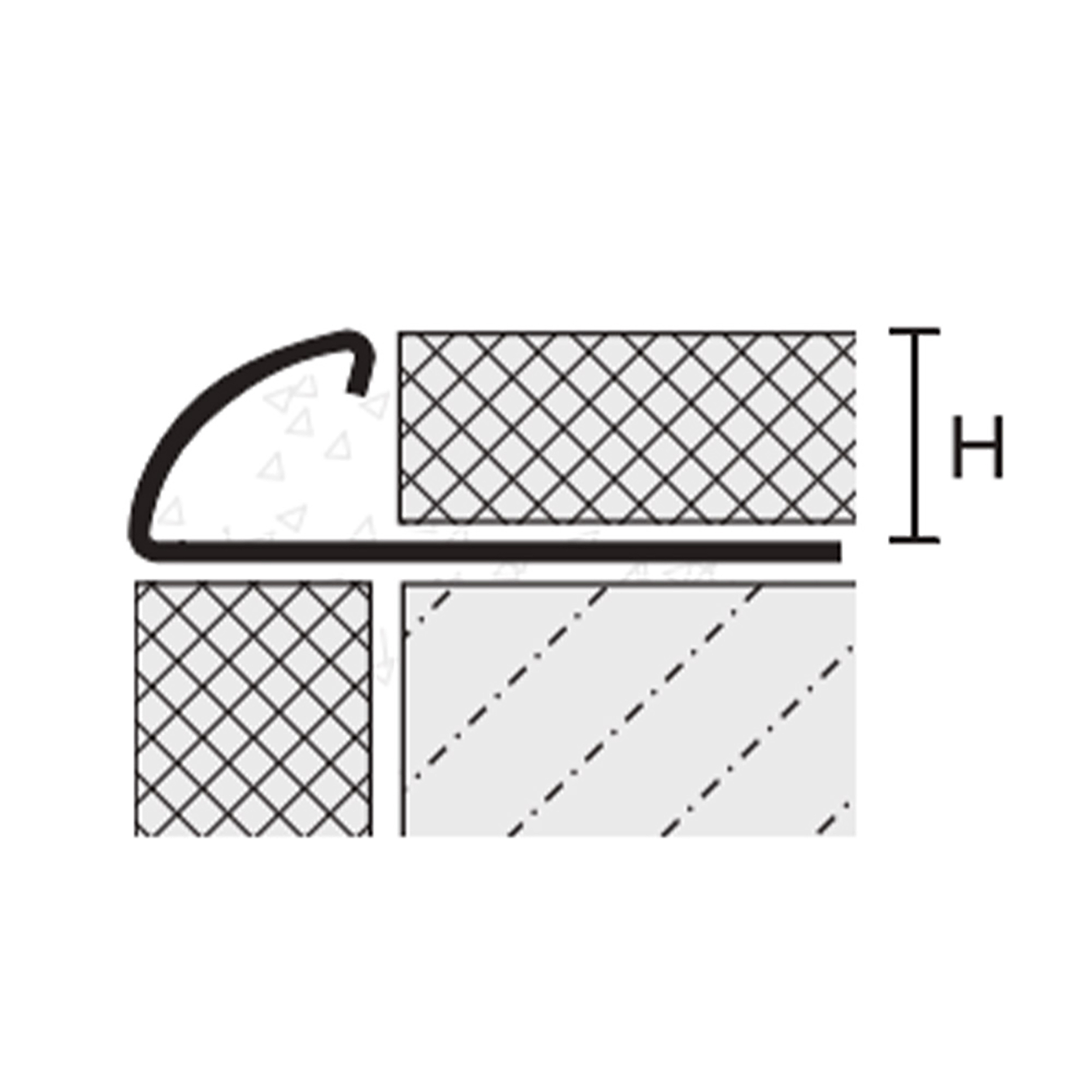 40x Viertelkreis Edelstahlschiene Fliesenschiene Fliesenprofil 11mm gebürstet 40x Viertelkreis Edelstahlschiene Fliesenschiene Fliesenprofil 11mm gebürstet