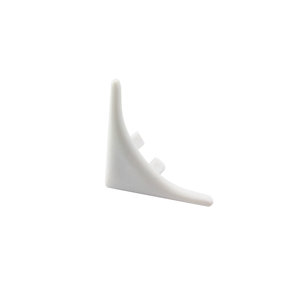 Abdeckschiene für Badewannen Spültisch mit Dichtlippe PVC weiss Endkappe PVC Abdeckschiene für Badewannen Spültisch mit Dichtlippe PVC weiss Endkappe PVC