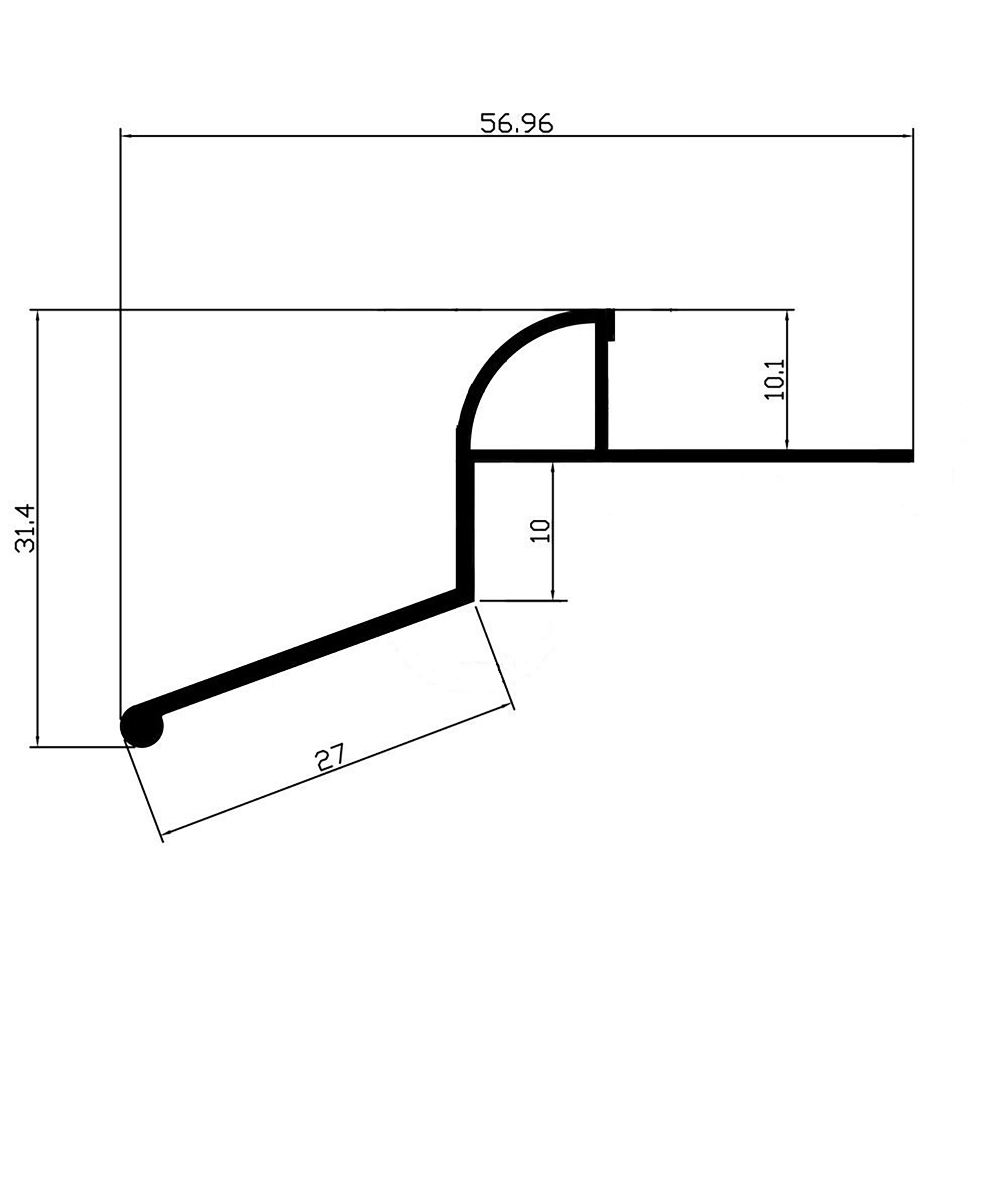 Alu Balkon Terrasse abtropf Profil Fliesenschiene Profil Schiene silber L300cm V-Profil 10mm Alu Balkon Terrasse abtropf Profil Fliesenschiene Profil Schiene silber L300cm V-Profil 10mm