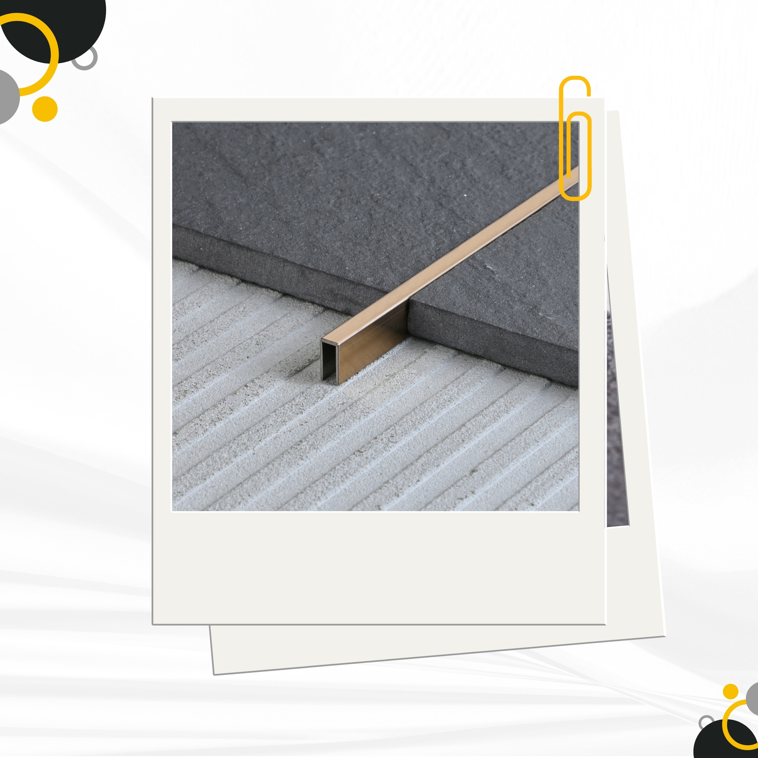 Deko Bordüre U-Profil Zierleiste Fliesenschiene Edelstahl V2A L250cm 3mm rose glänzend