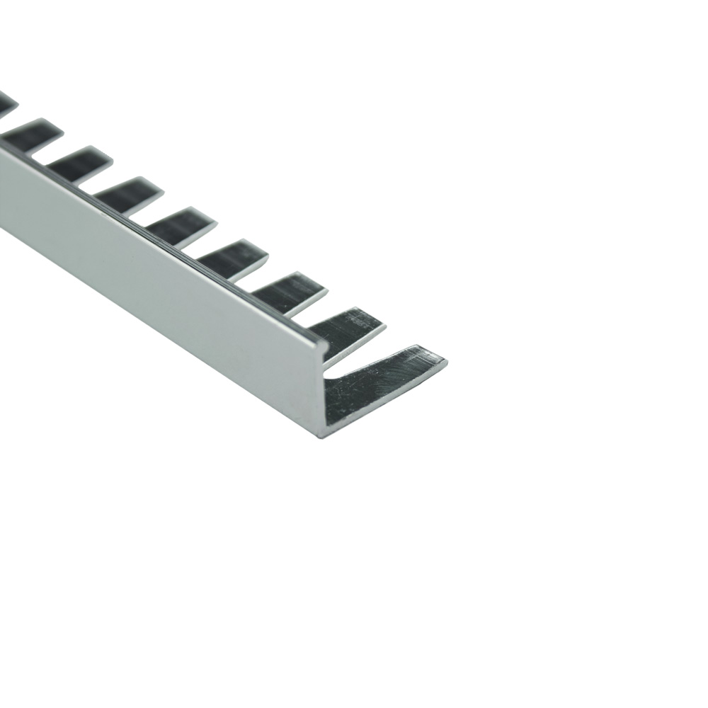 Alu L-Profil biegbar Fliesenschiene Schiene silber matt poliert L270cm 12,5mm