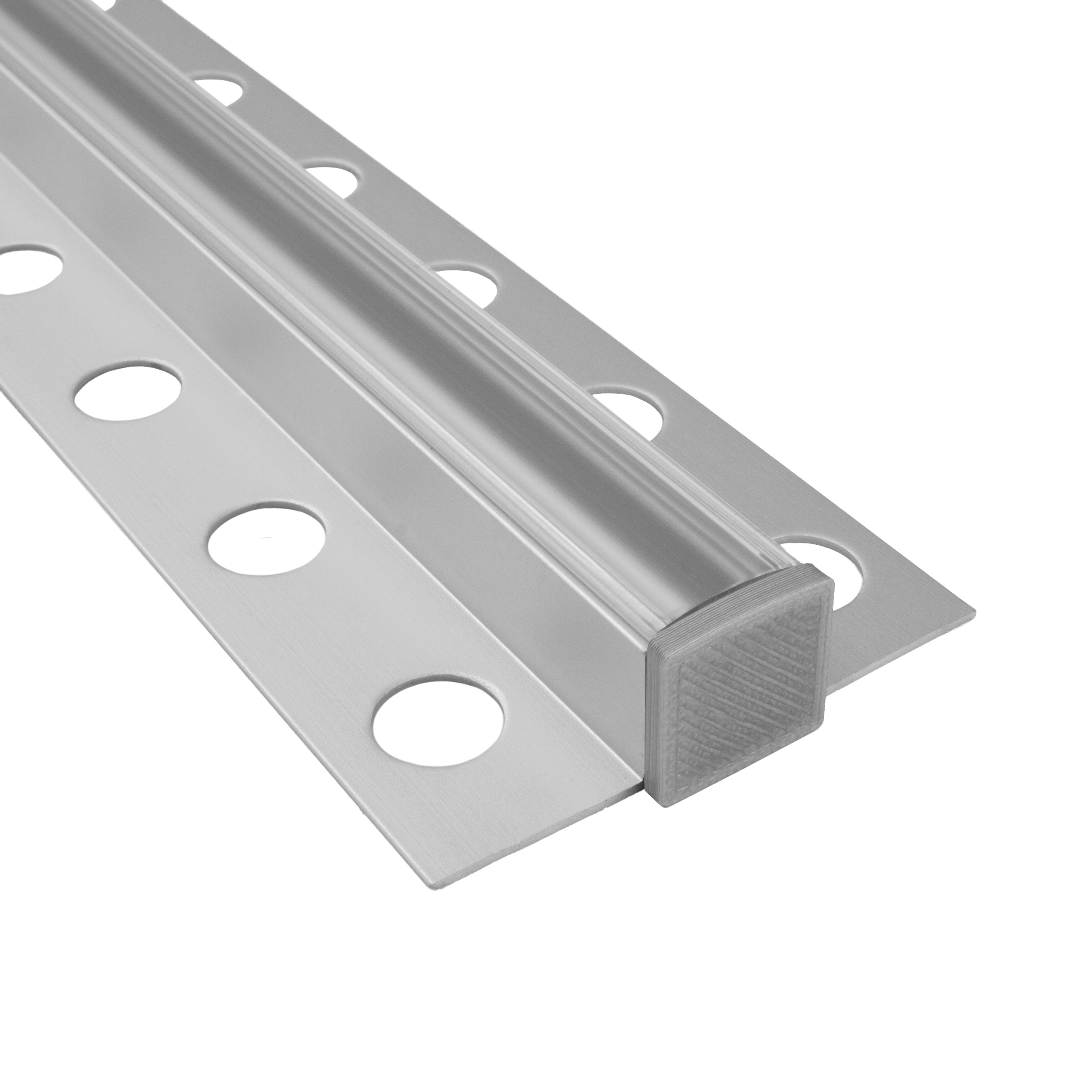 T77 LED Alu Fliesenprofil Bordüre 12mm silber 1m klar T77 LED Alu Fliesenprofil Bordüre 12mm silber 2m klar