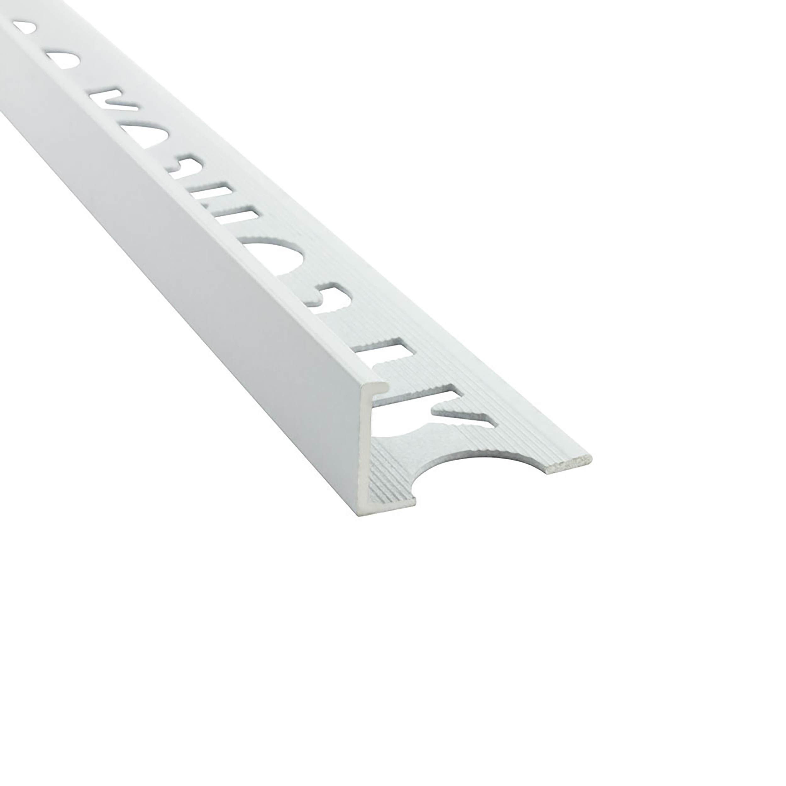 Alu L-Profil Fliesenschiene Fliesenprofil Schiene L270cm 12mm weiss matt Alu L-Profil Fliesenschiene Fliesenprofil Schiene L270cm 12mm weiss matt