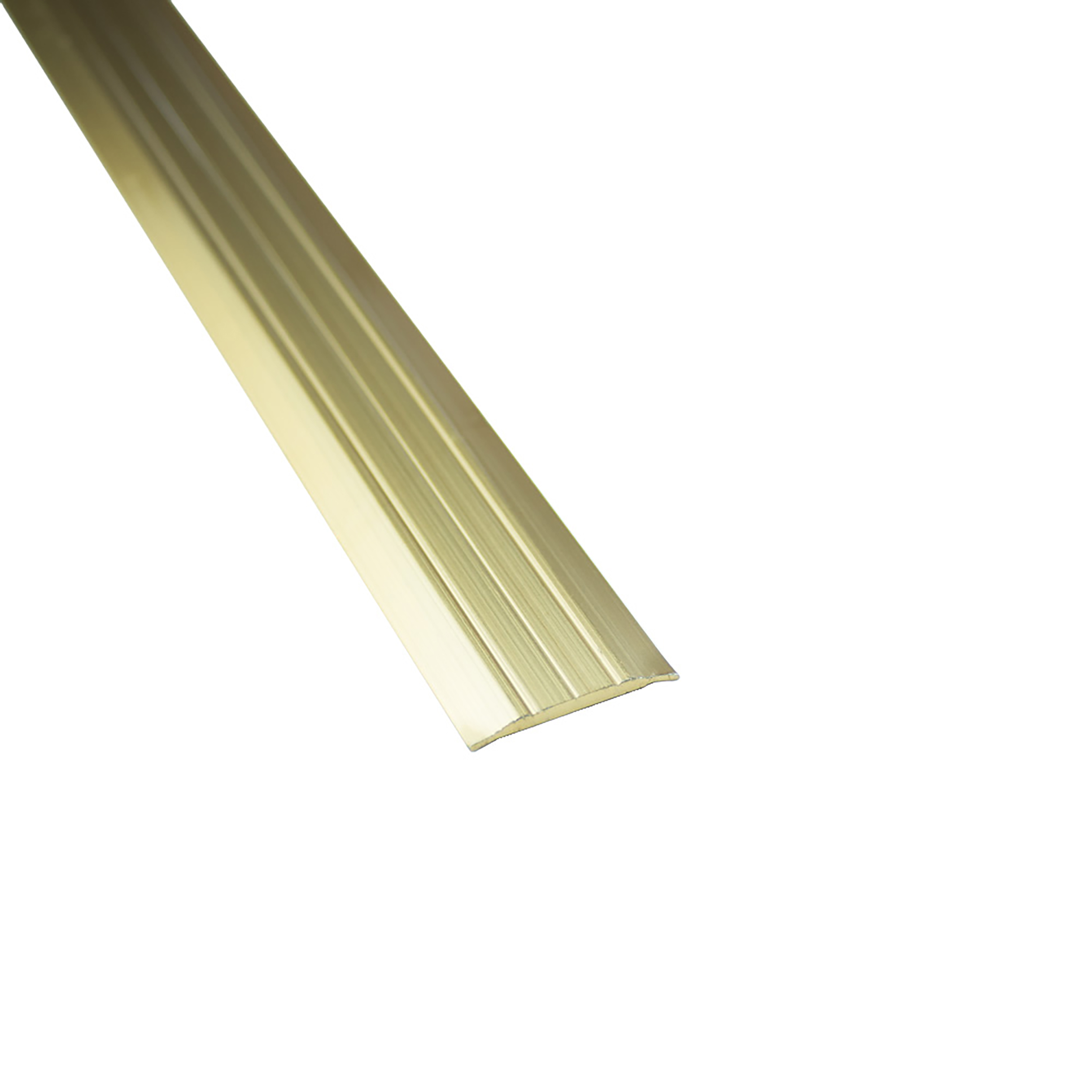 Alu Profil Übergangsschiene Übergangsprofil Laminat matt L90cm 25mm gold