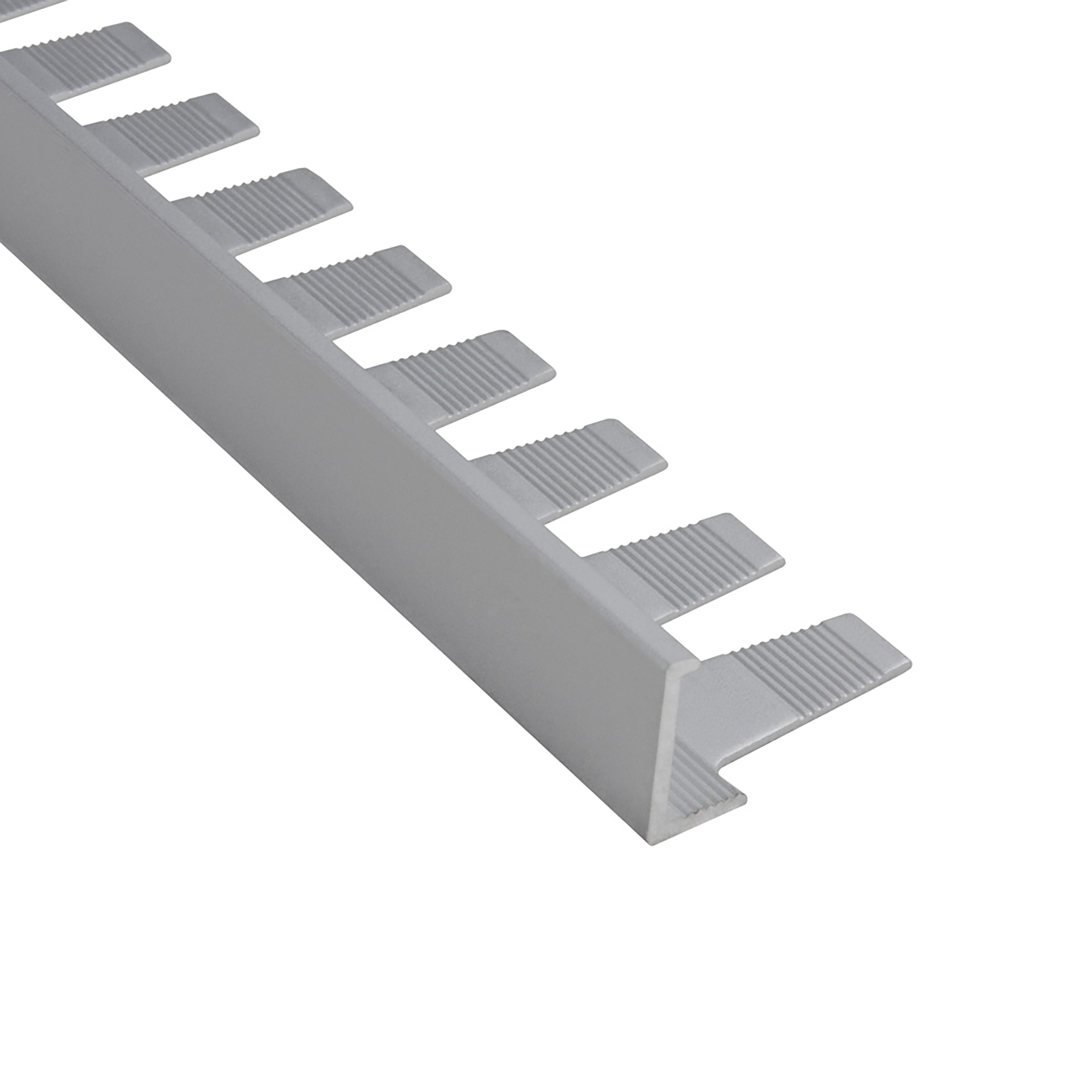 Alu L-Profil biegbar Fliesenschiene Schiene silber L270cm 12,5mm matt