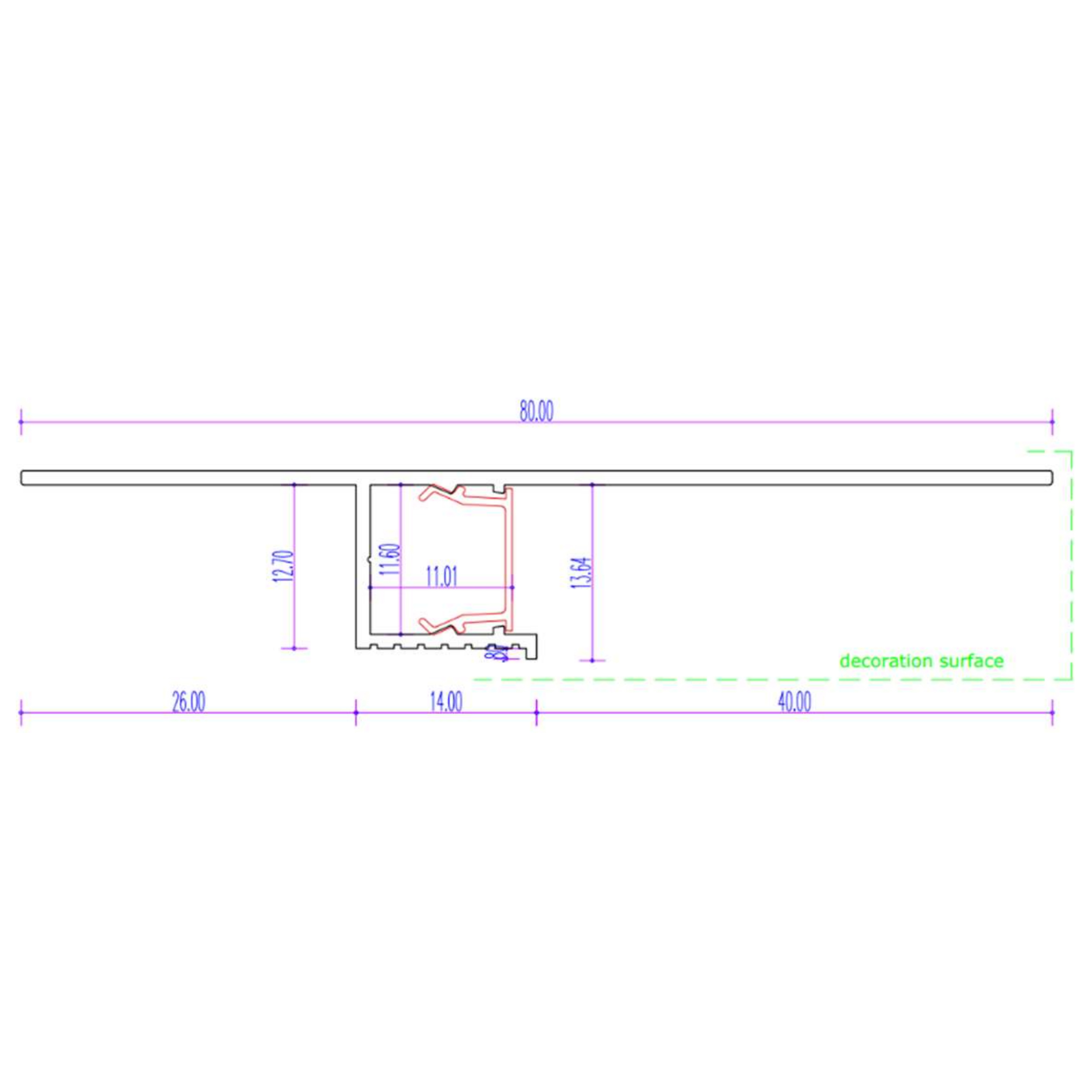 LED Schattenfugen Trockenbauprofil Weiß – für LED-Strips bis 11?mm 2m opal
