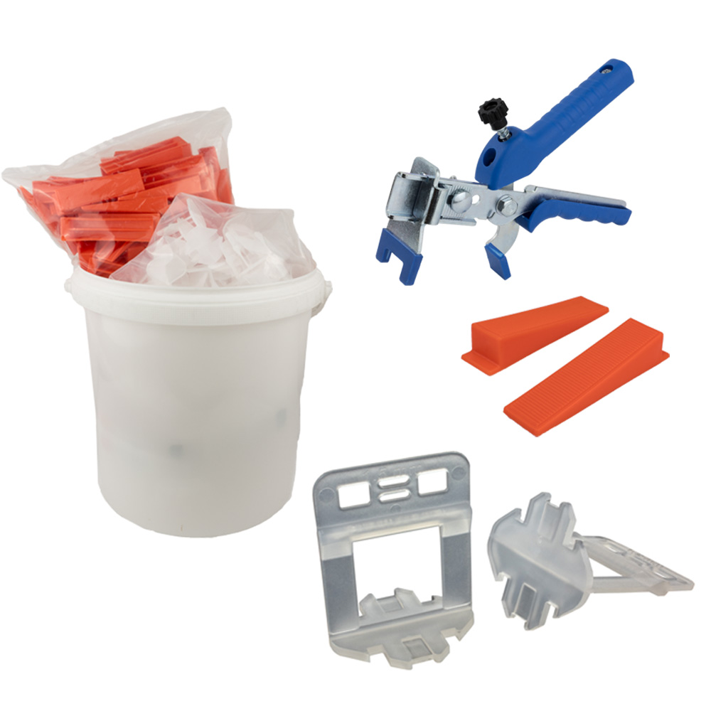 Nivelliersystem XL 1,5 mm Basis-Set 250L+250K+M-Zange