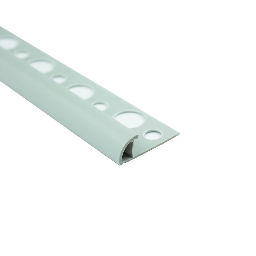 PVC Viertelkreis Fliesenschiene Fliesenprofil Kunststoff Schiene 8mm Manhatten