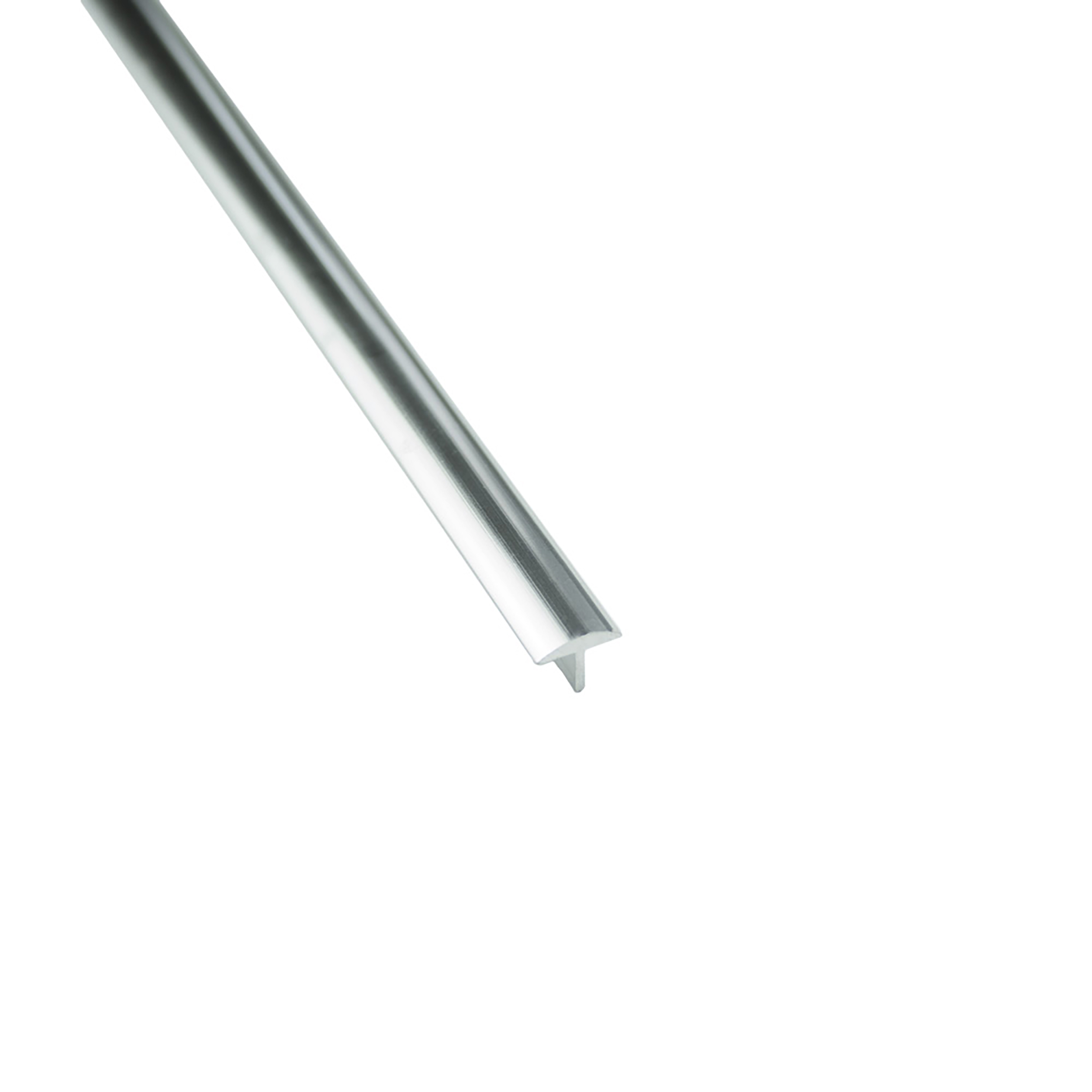 Alu T-Profil Übergangsschiene Übergangsprofil Laminat silber L270cm poliert