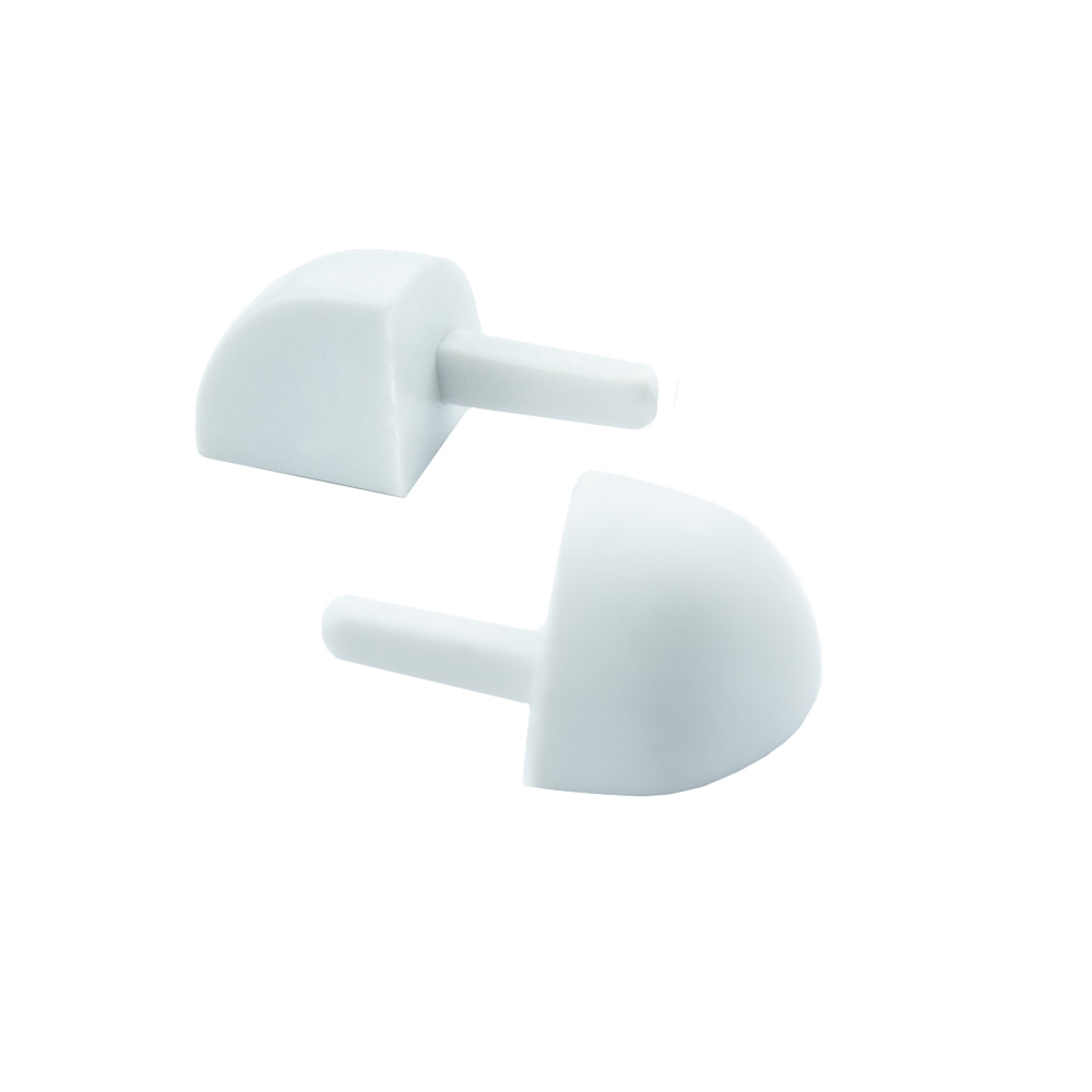 PVC Viertelkreis Fliesenschiene Fliesenprofil Kunststoff Schiene weiß L250cm