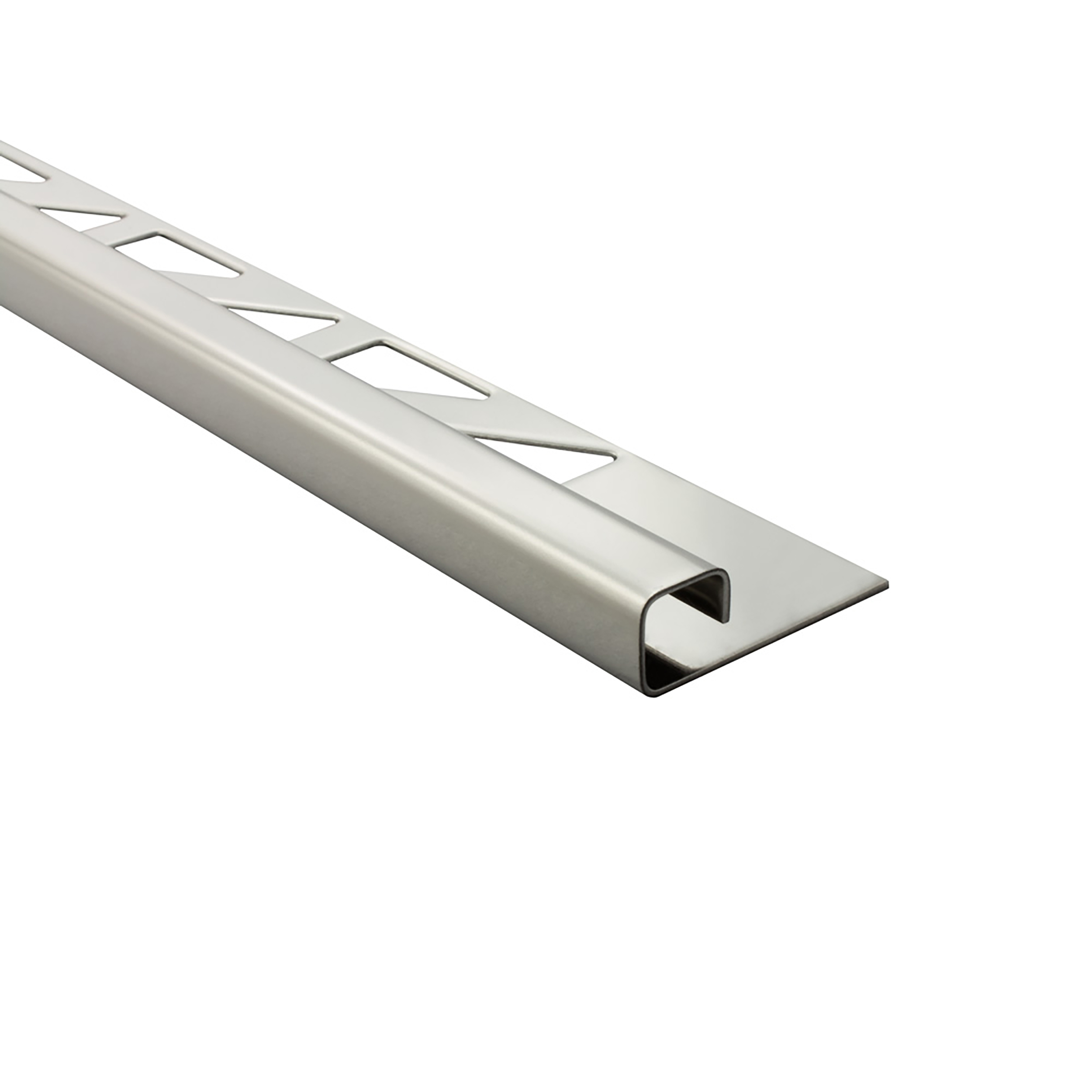 Quadrat Edelstahlschiene Profil Fliesenschiene Edelstahl V2A L250cm 8mm glänzend