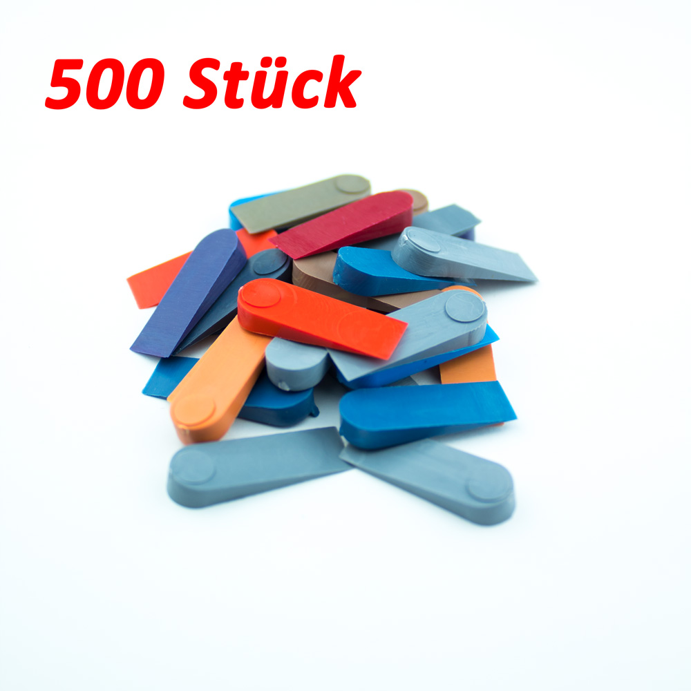 500 Stück PROFI Fliesenlegerkeile Fliesenkeile Keile Fugenkeil Fliesen 8 x 28mm